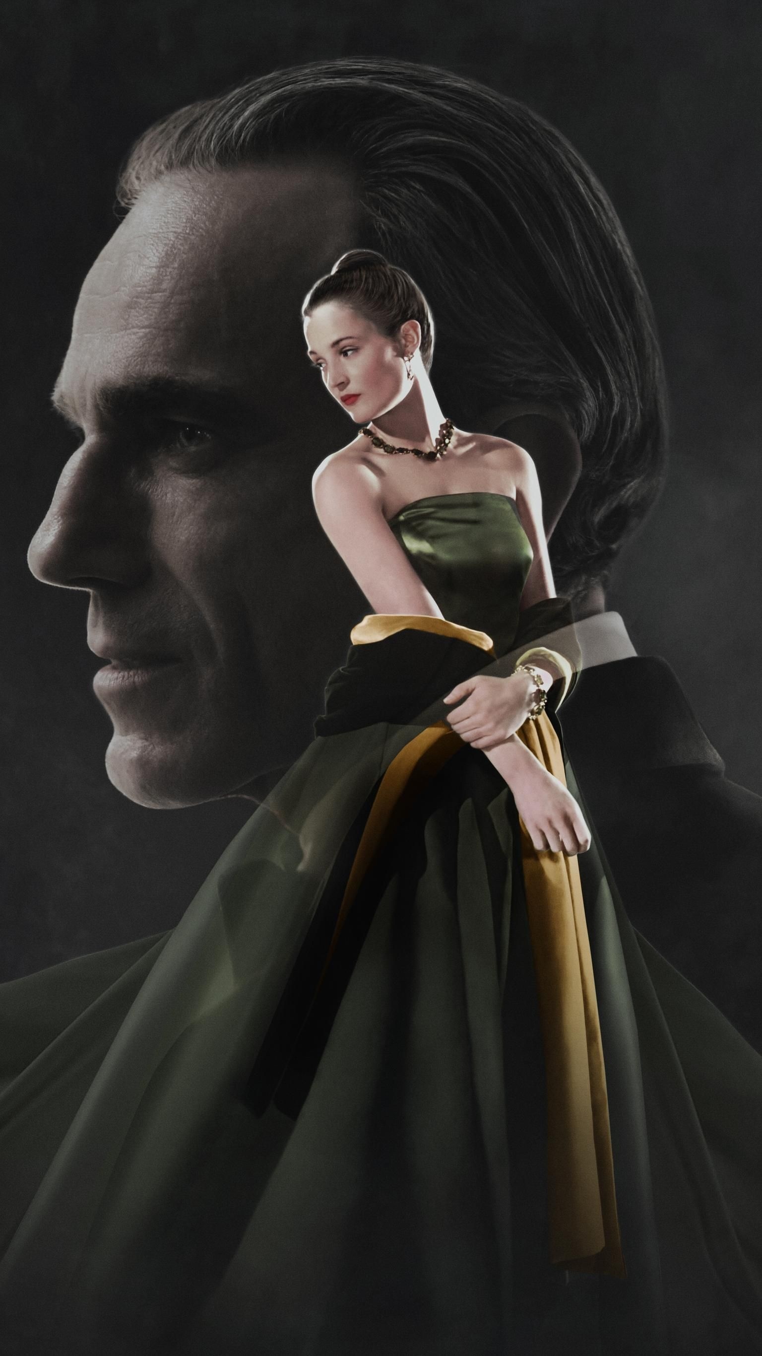 Phantom Thread, Beautiful phone wallpaper, Fashion inspired, Movie scene, 1540x2740 HD Phone