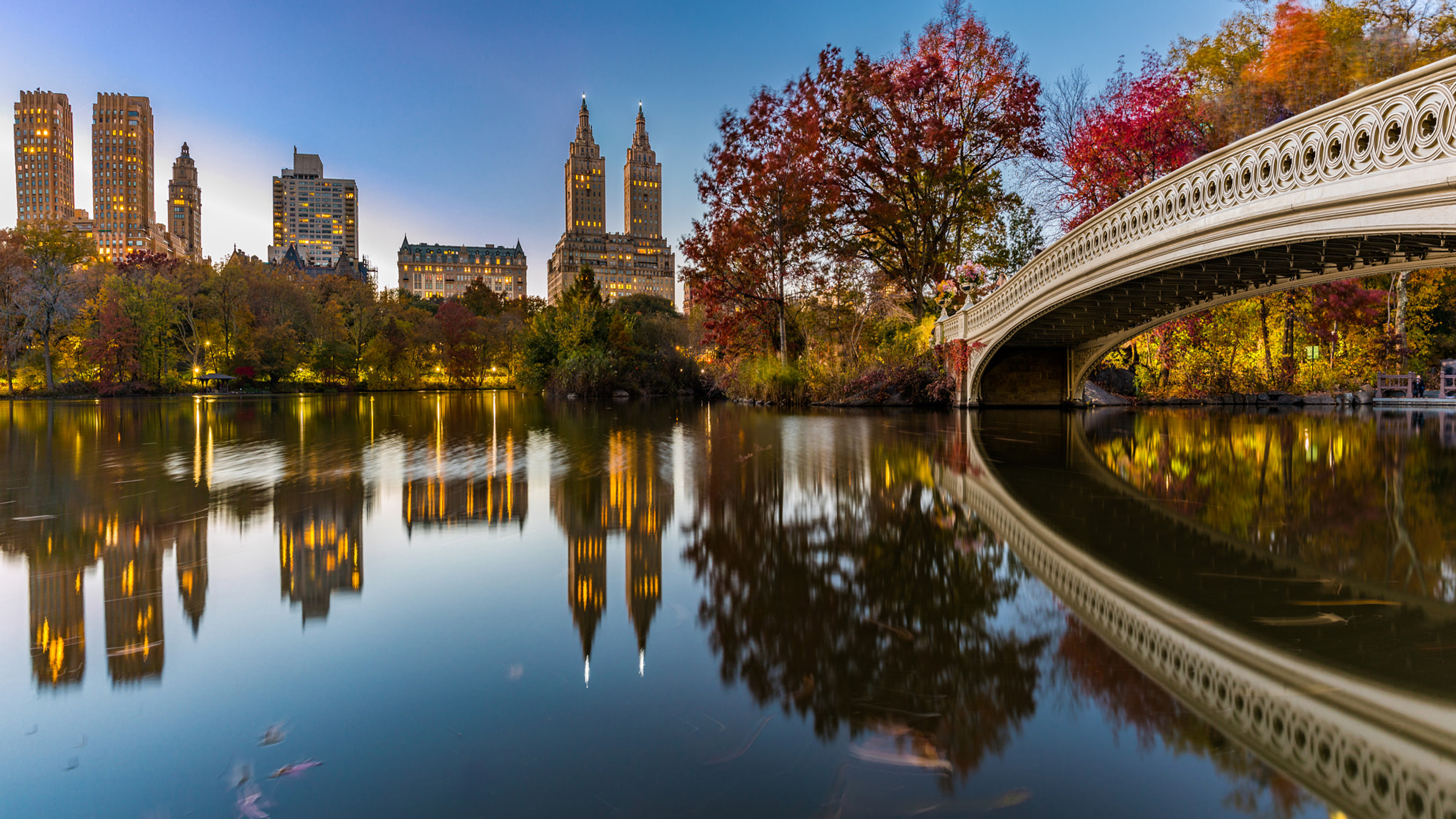 Bow Bridge, Central Park Wallpaper, 3840x2160 4K Desktop