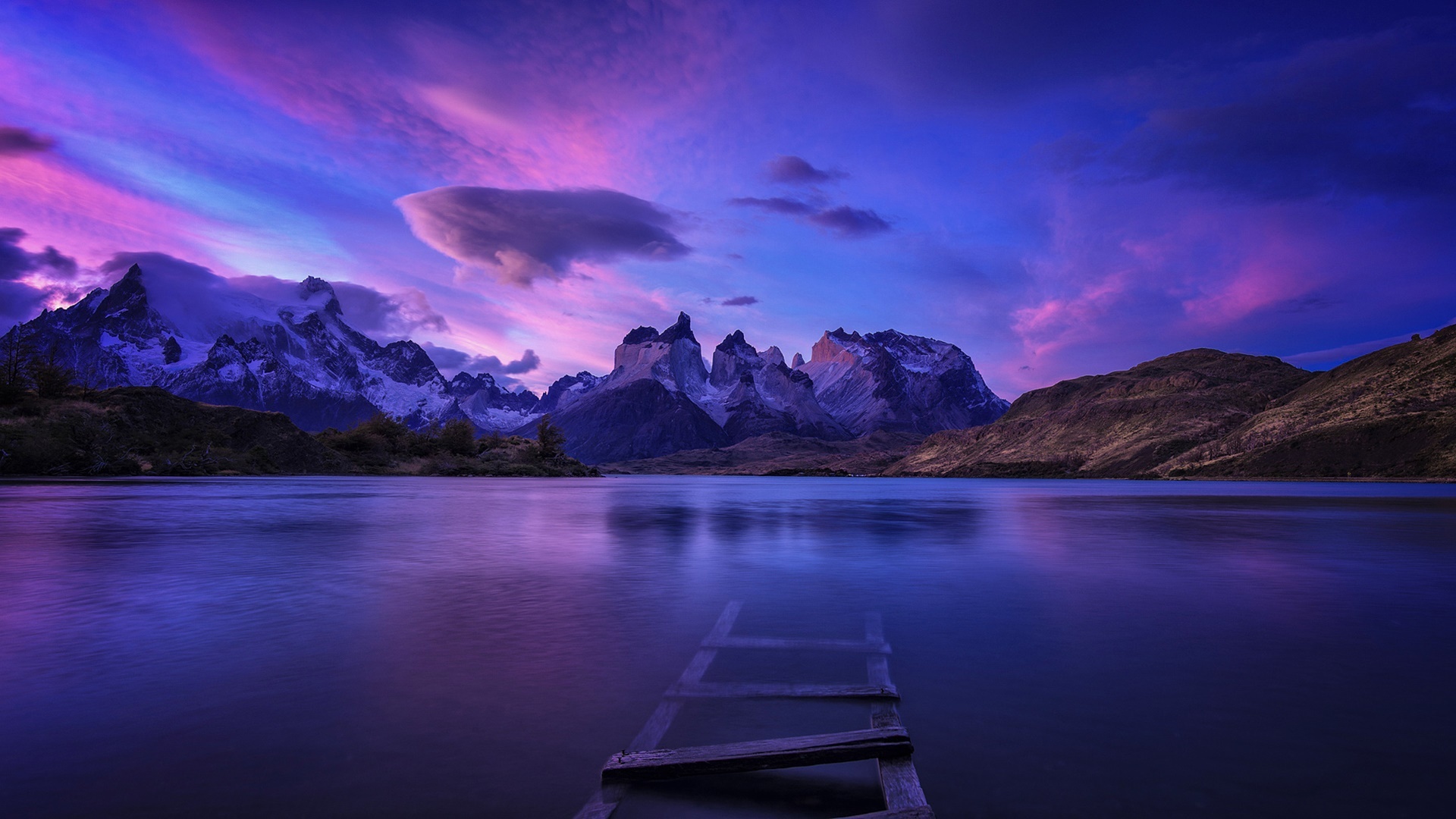 Torres del Paine National Park, Cerro Paine Grande, Wallpaper, Backiee, 1920x1080 Full HD Desktop