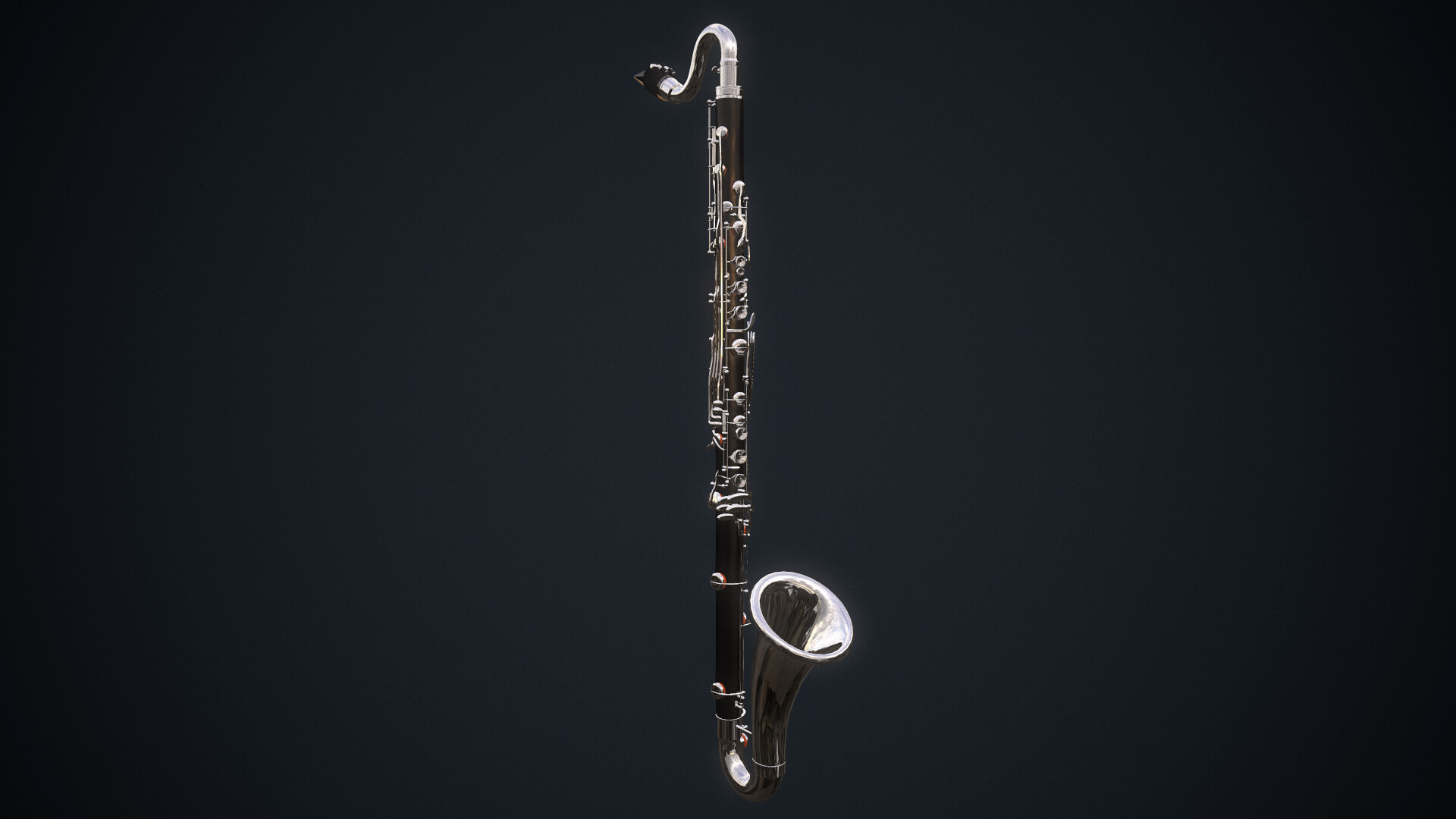 Bass clarinet artwork, Artstation creation, Unique design, 1920x1080 Full HD Desktop