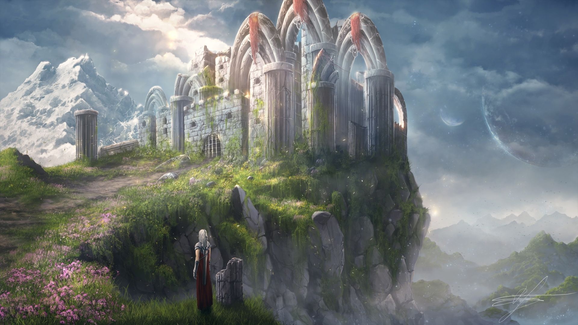 High Fantasy, Castle HD Wallpaper, 1920x1080 Full HD Desktop