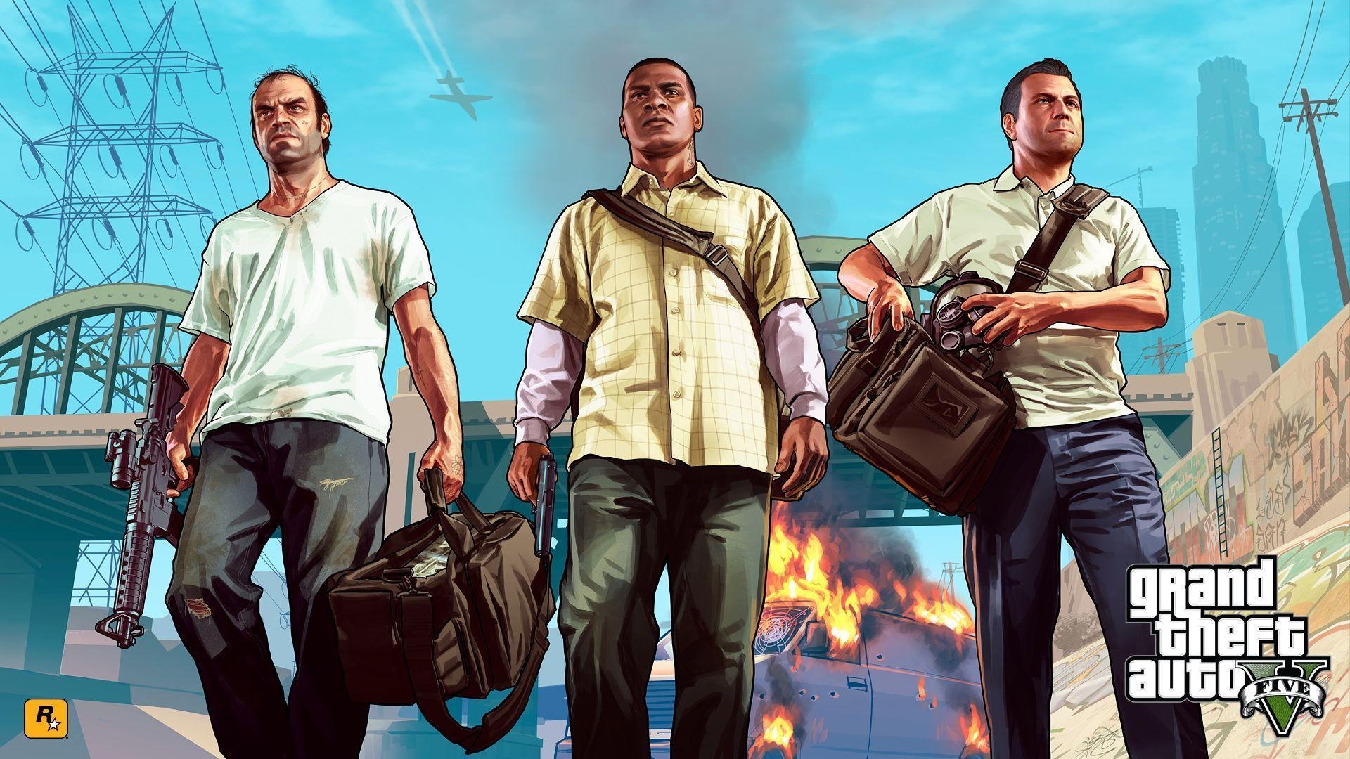 GTA V wallpapers, Stunning graphics, Epic gameplay, Adventure in Los Santos, 1920x1080 Full HD Desktop