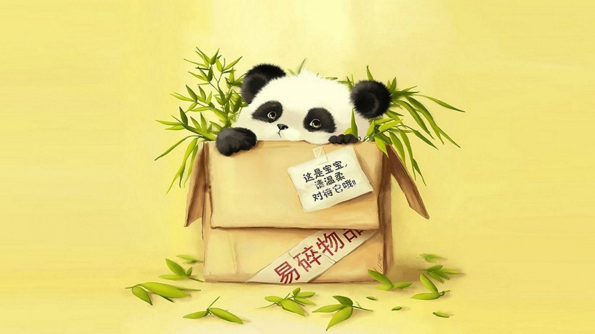 Panda cartoons, Funny illustrations, Lighthearted entertainment, Animated joy, 1920x1080 Full HD Desktop