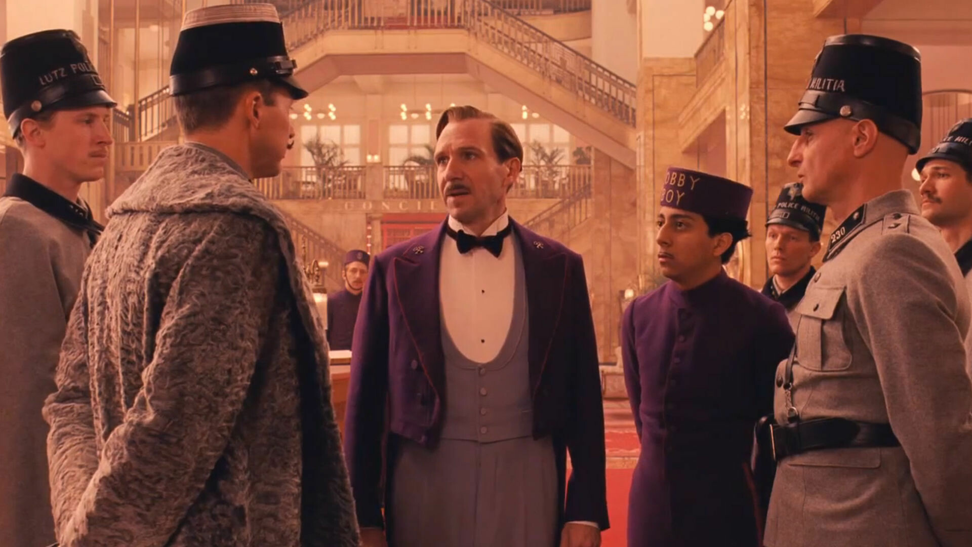 Grand Budapest Hotel review, Quirky Wes Anderson film, Charming storytelling, Must-watch, 1920x1080 Full HD Desktop