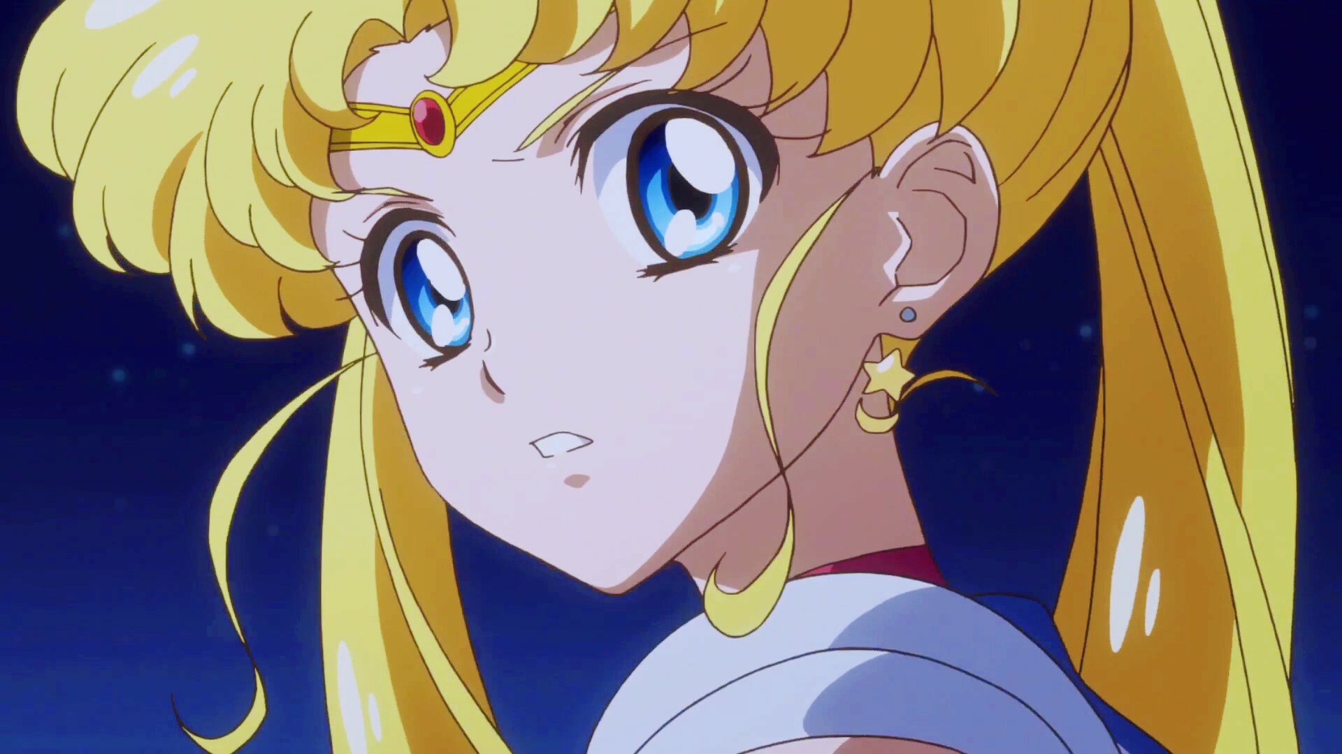 Sailor Moon, Cute magical girls, Dreamy backgrounds, Magical moon scepter, 1920x1080 Full HD Desktop