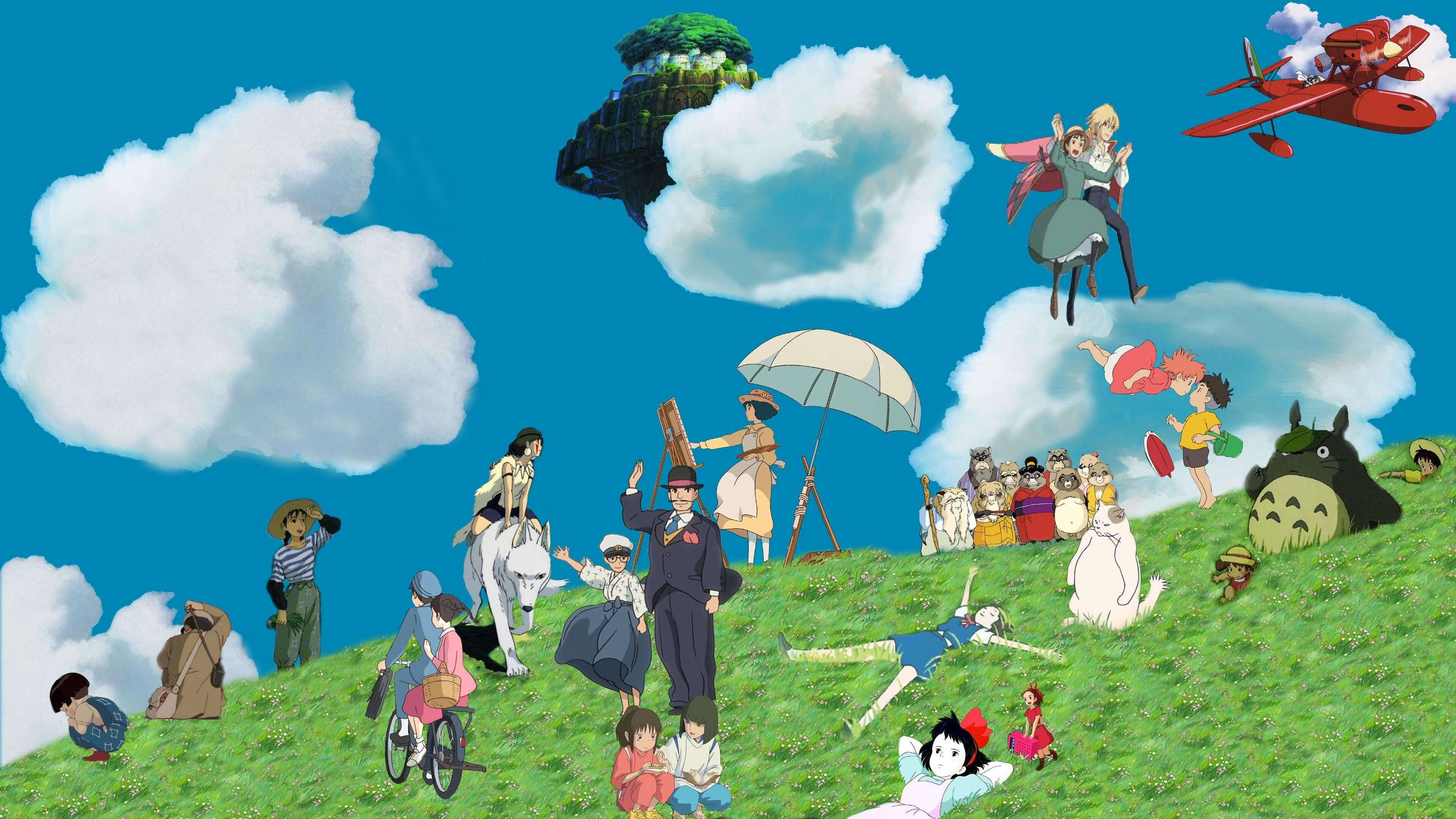 Studio Ghibli, Laptop wallpaper, Desktop wallpapers, 3840x2160 4K Desktop