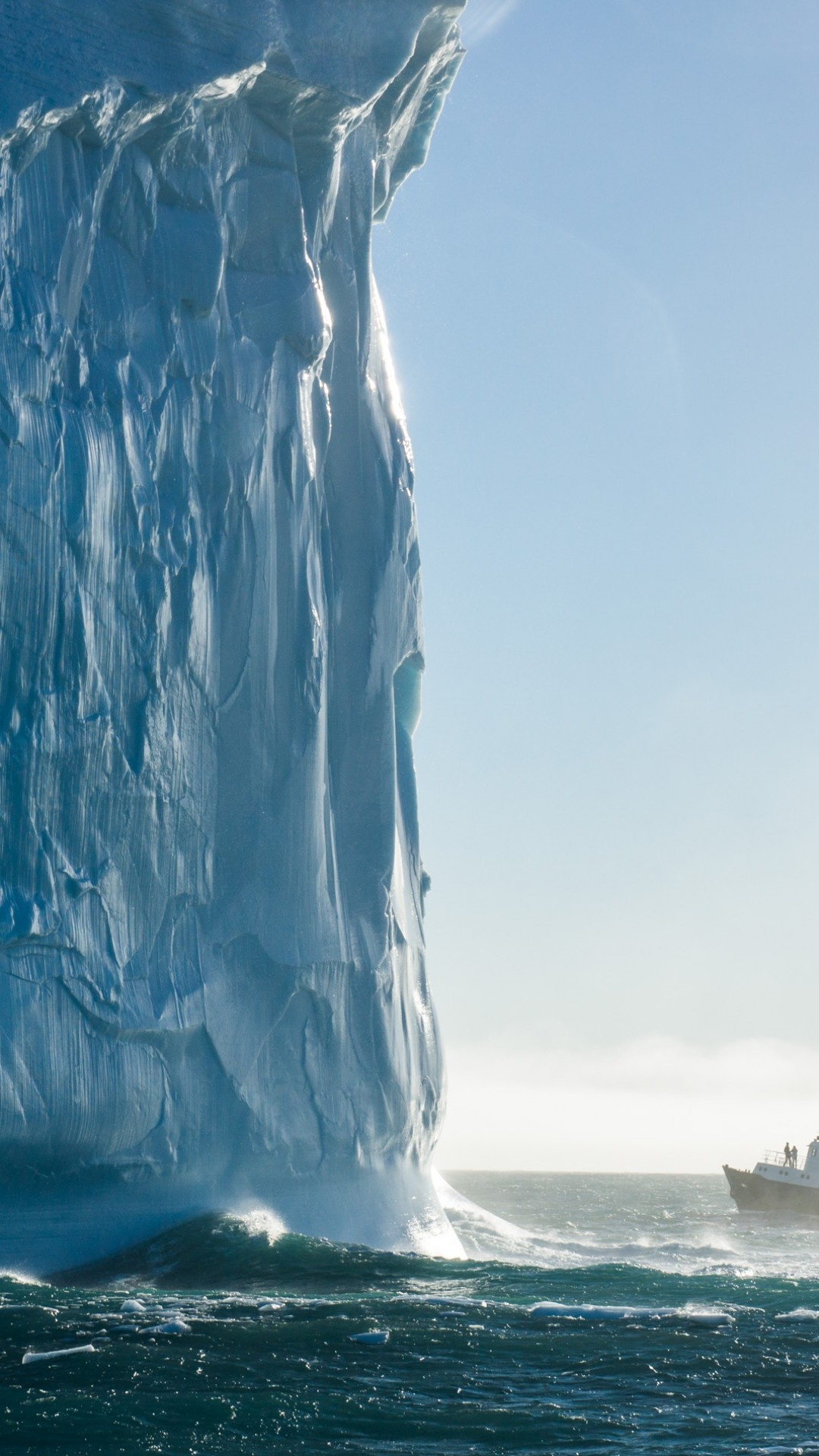 Atlantic Ocean, Travels, Iceberg, South Georgia, 1080x1920 Full HD Phone