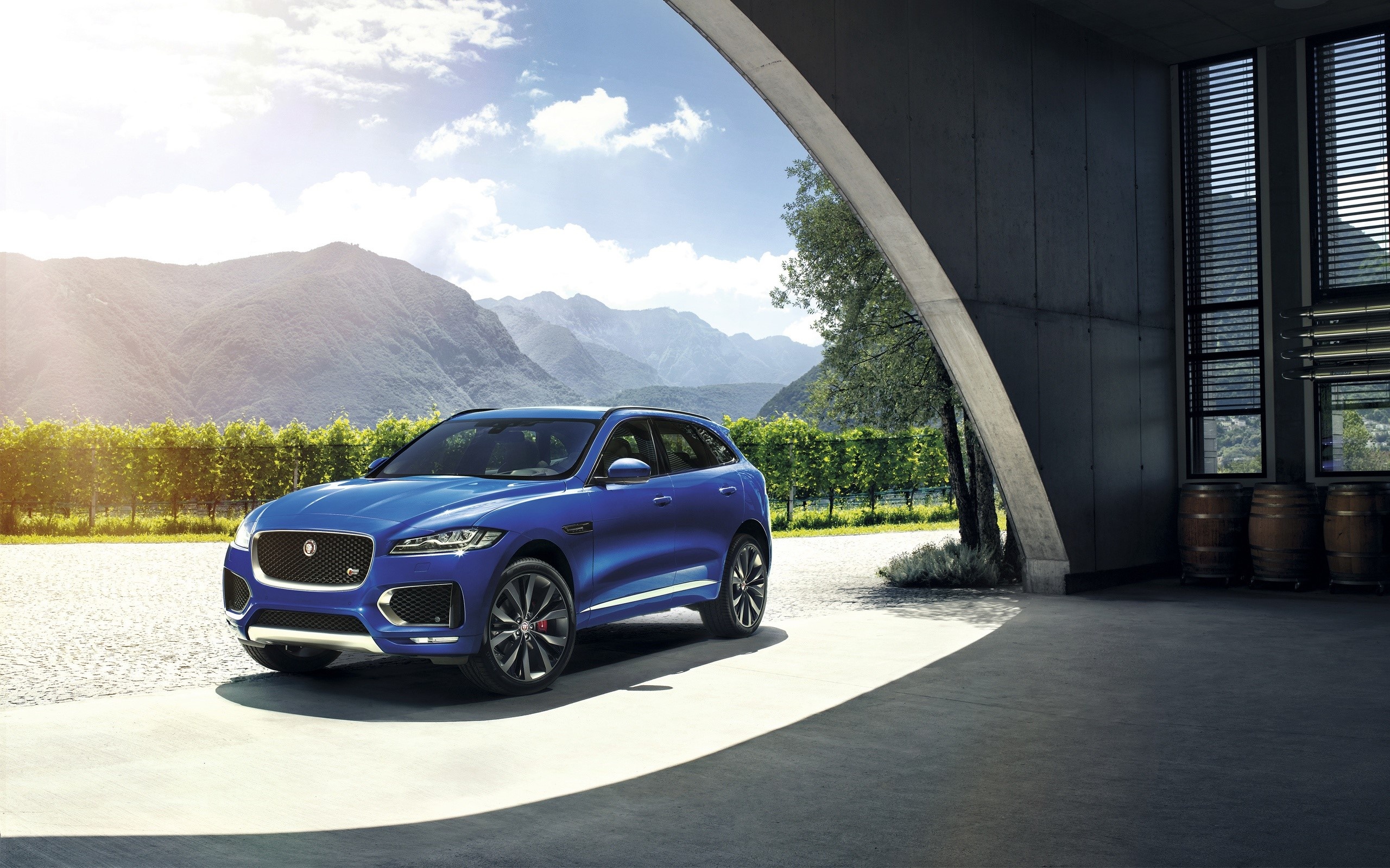 Jaguar F-PACE, 2K Quad HD, Winter scenery, ID1929, 2560x1600 HD Desktop