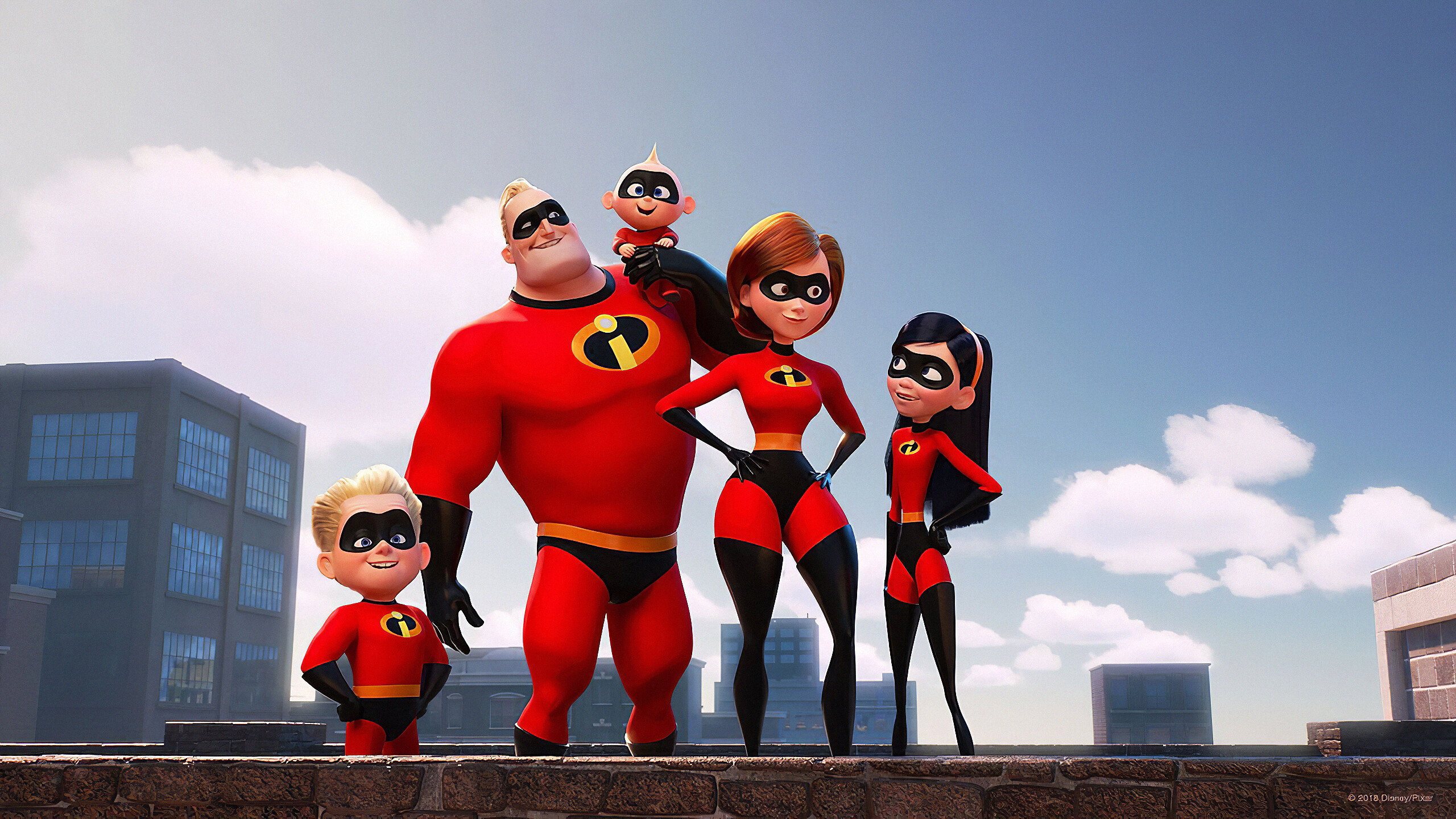 The Incredibles 2, Team dynamic, High-resolution wallpapers, Superhero squad, 2560x1440 HD Desktop