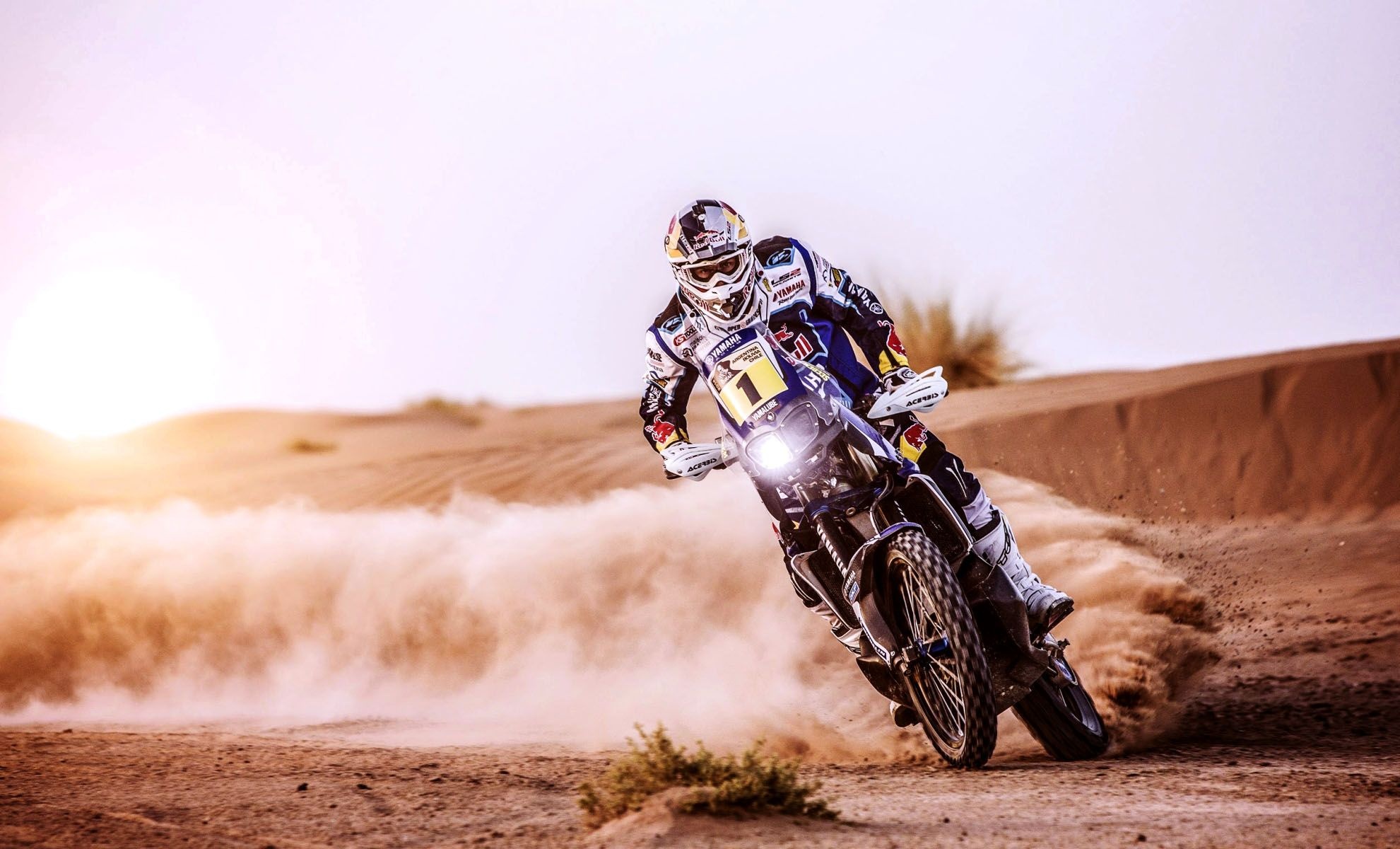 Yamaha 450 YZF, Dakar Rally Wallpaper, 1990x1200 HD Desktop