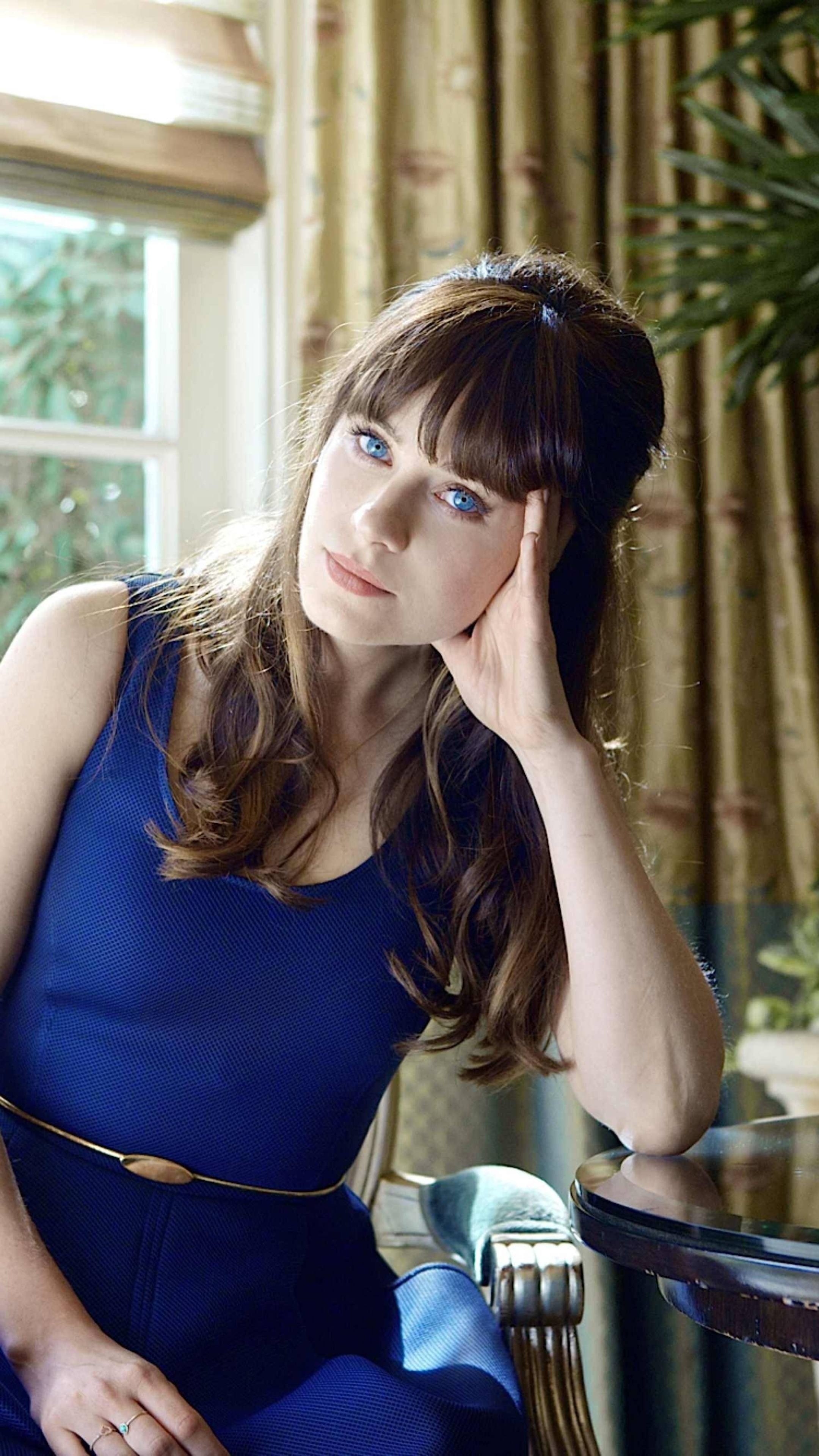 Zooey Deschanel, 2018, Sony Xperia, HD, 2160x3840 4K Phone