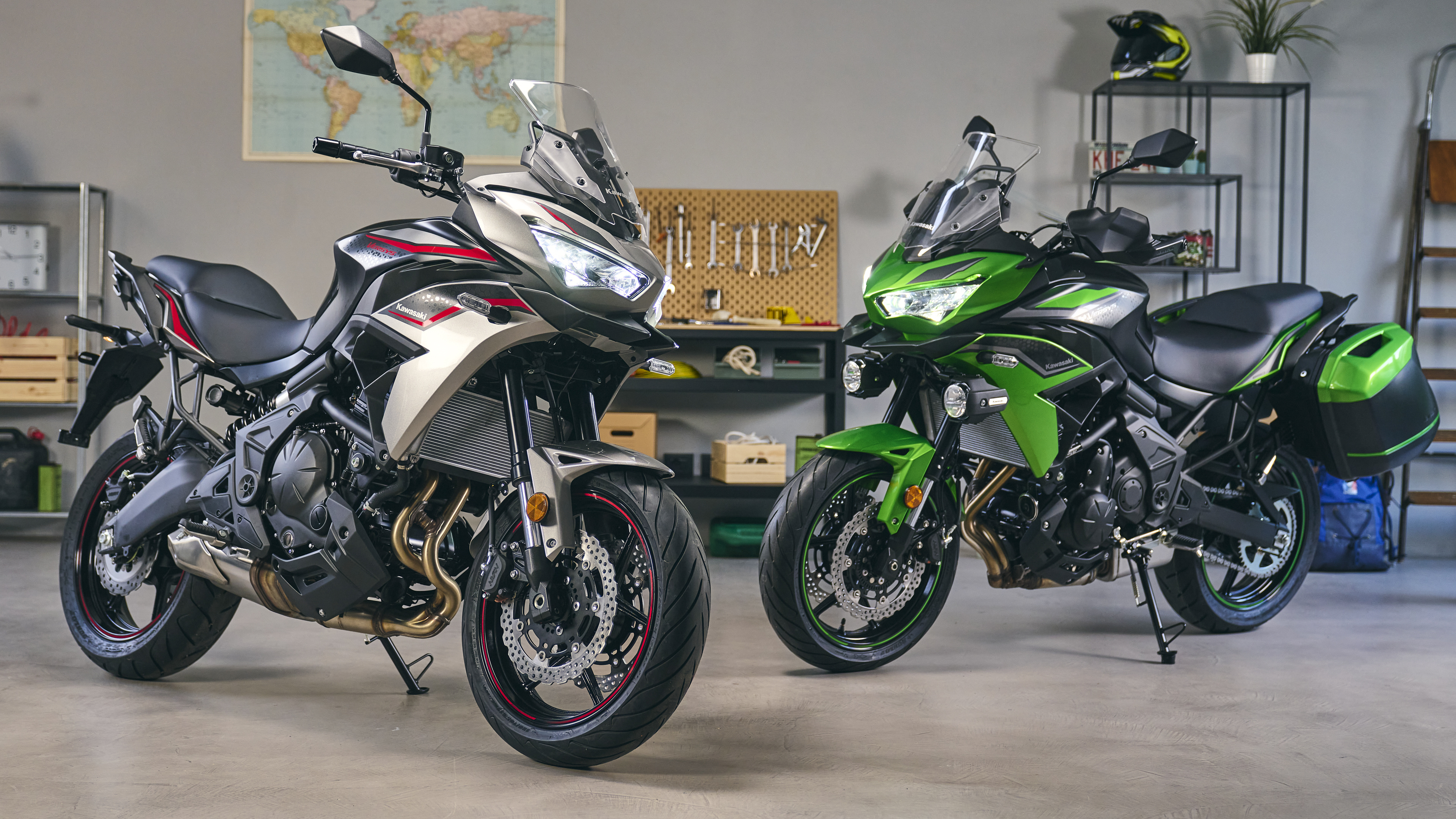 Versys 650 Auto, 2022 Kawasaki Versys, Tourentauglicher, Motorcycle, 3840x2160 4K Desktop