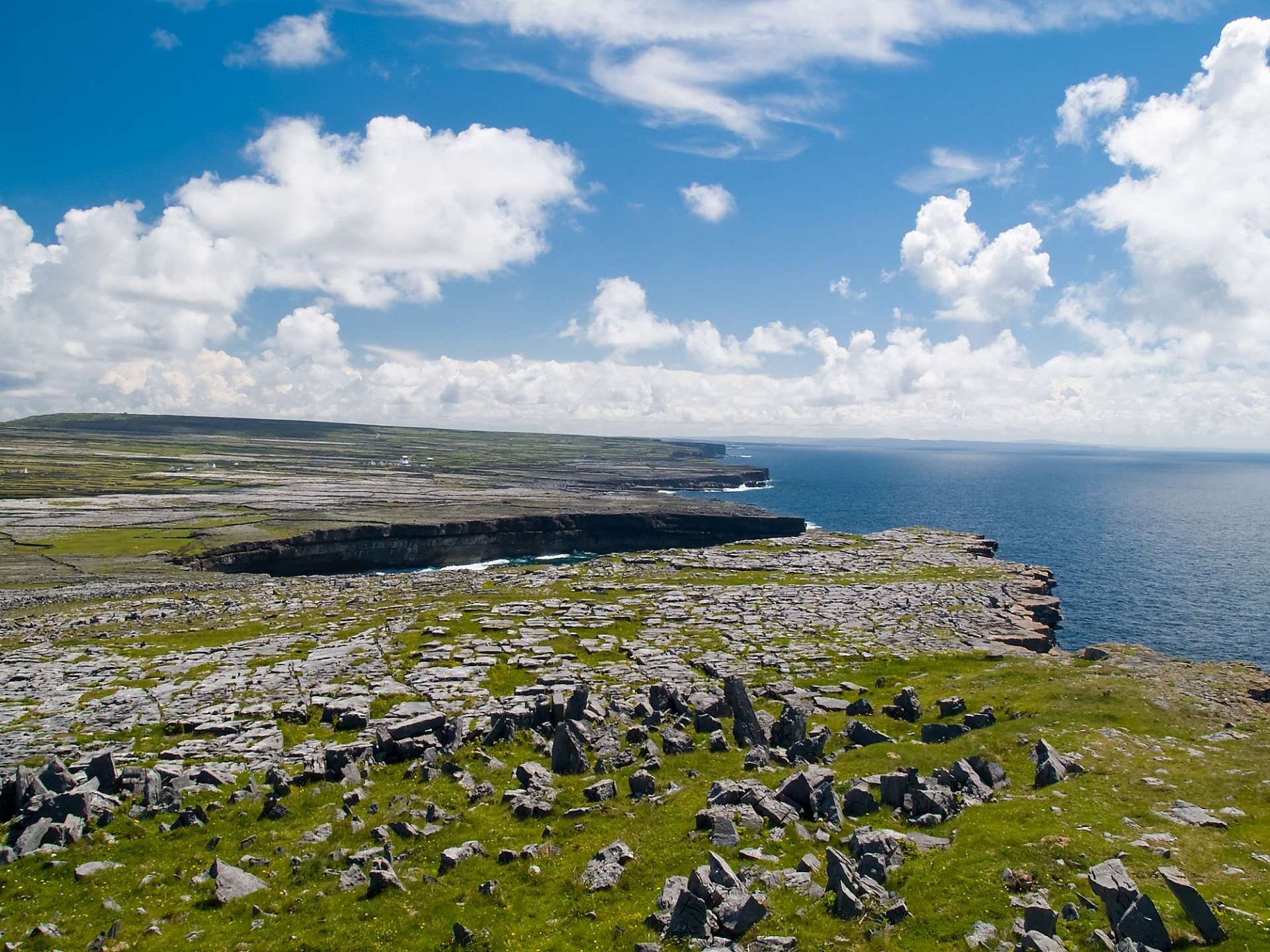 Aran Islands, Atlantic Islands, Rocky prominence, 1920x1440 HD Desktop