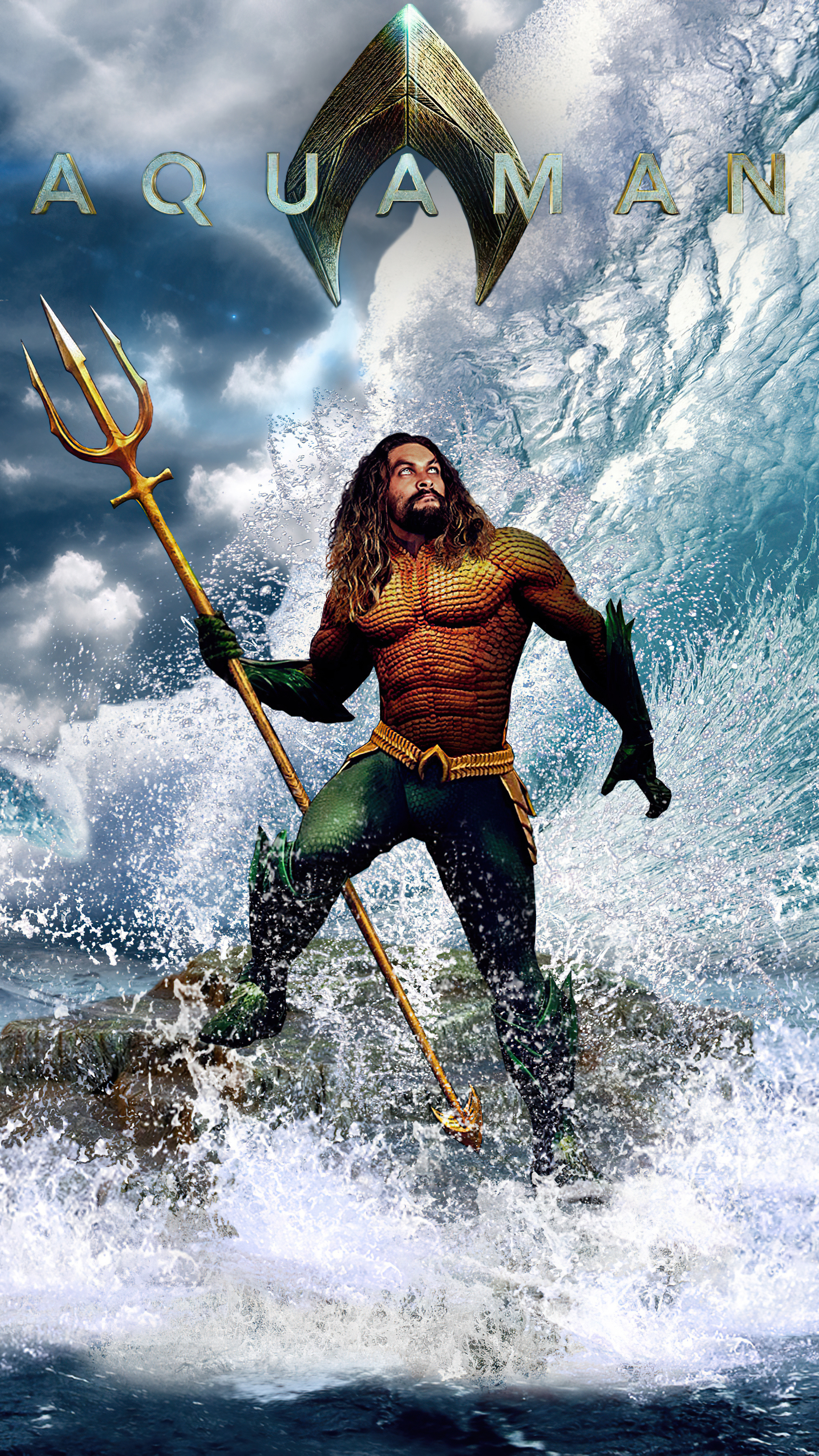 Poster, Aquaman Wallpaper, 2160x3840 4K Phone