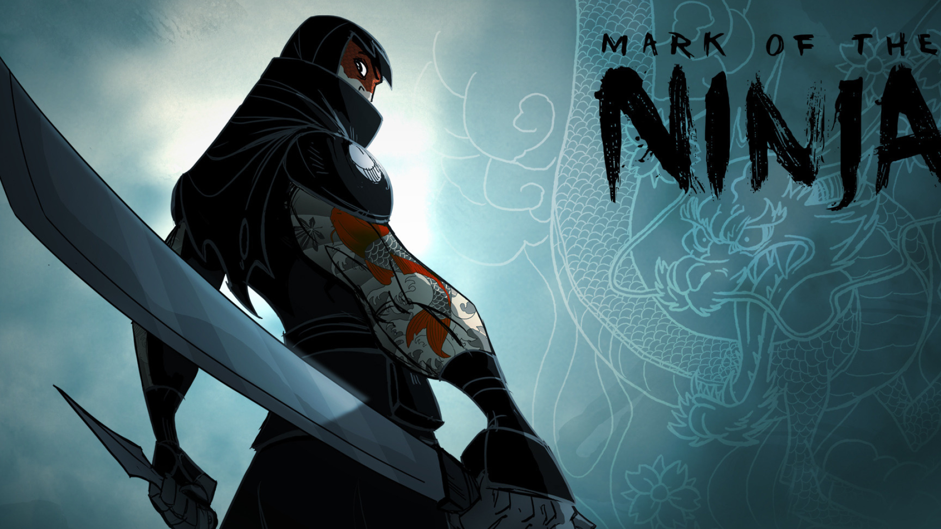 Mark of the Ninja, Gaming, Ninja, Artwork, 1920x1080 Full HD Desktop