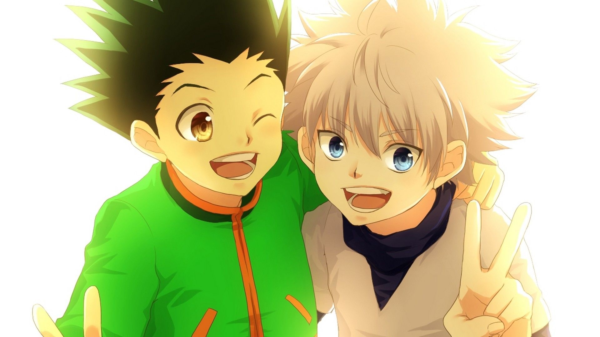 Android Gon and Killua, Dynamic duo, Anime wallpaper, Adventure and friendship, 1920x1080 Full HD Desktop