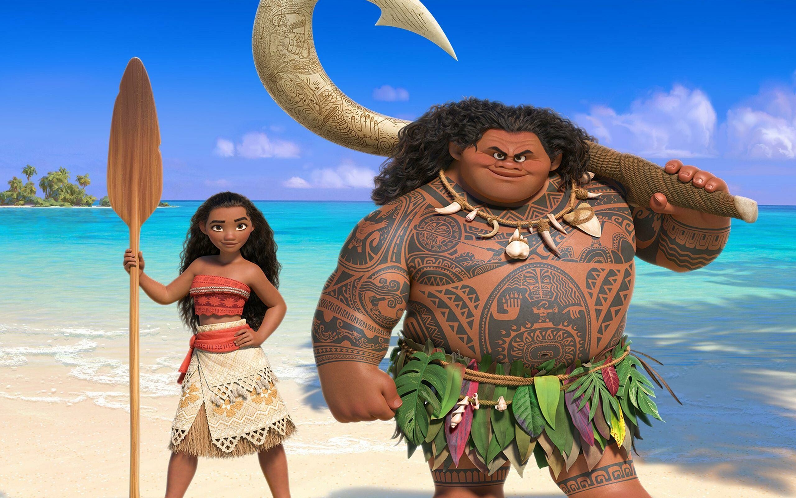 Moana, Polynesian culture, Adventure on the ocean, Disney animation, 2560x1600 HD Desktop