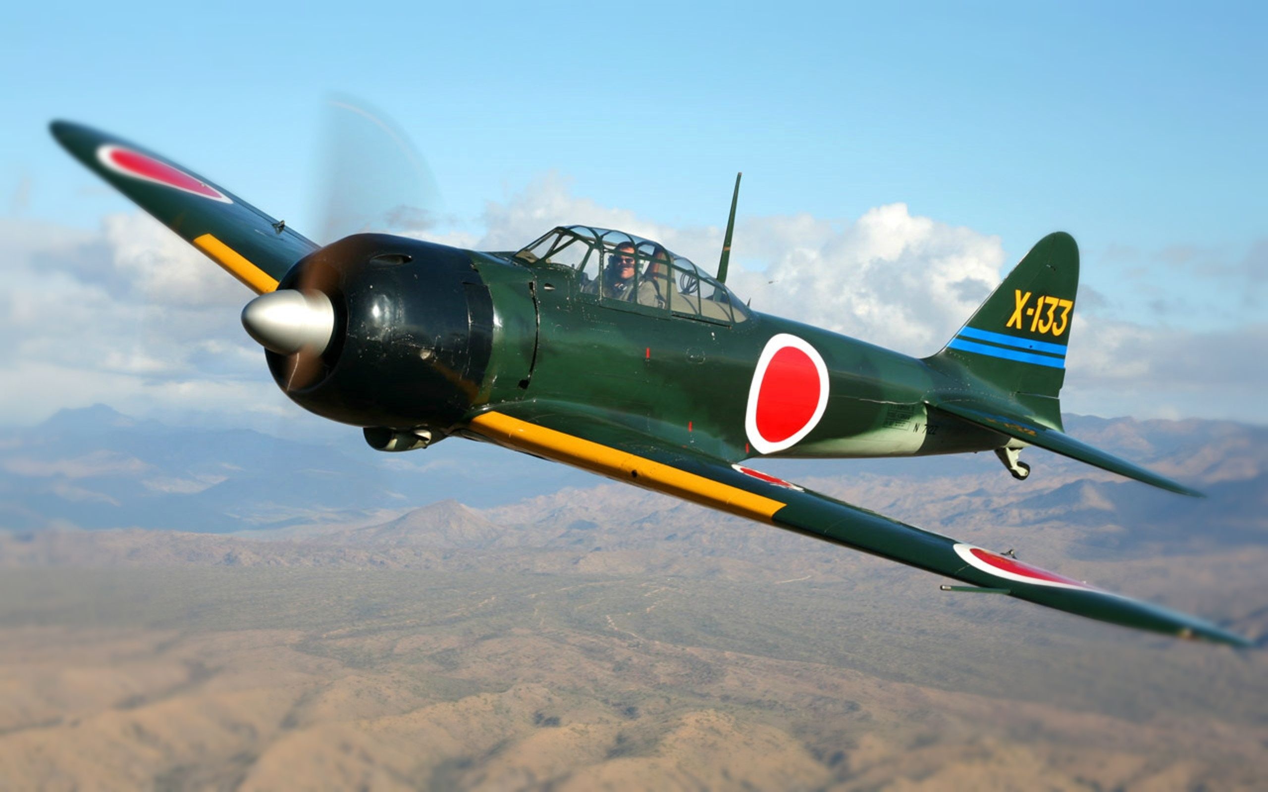 Mitsubishi A6M Zero, Japanese aircraft, Ethcent, Ethraquontilde, 2560x1600 HD Desktop