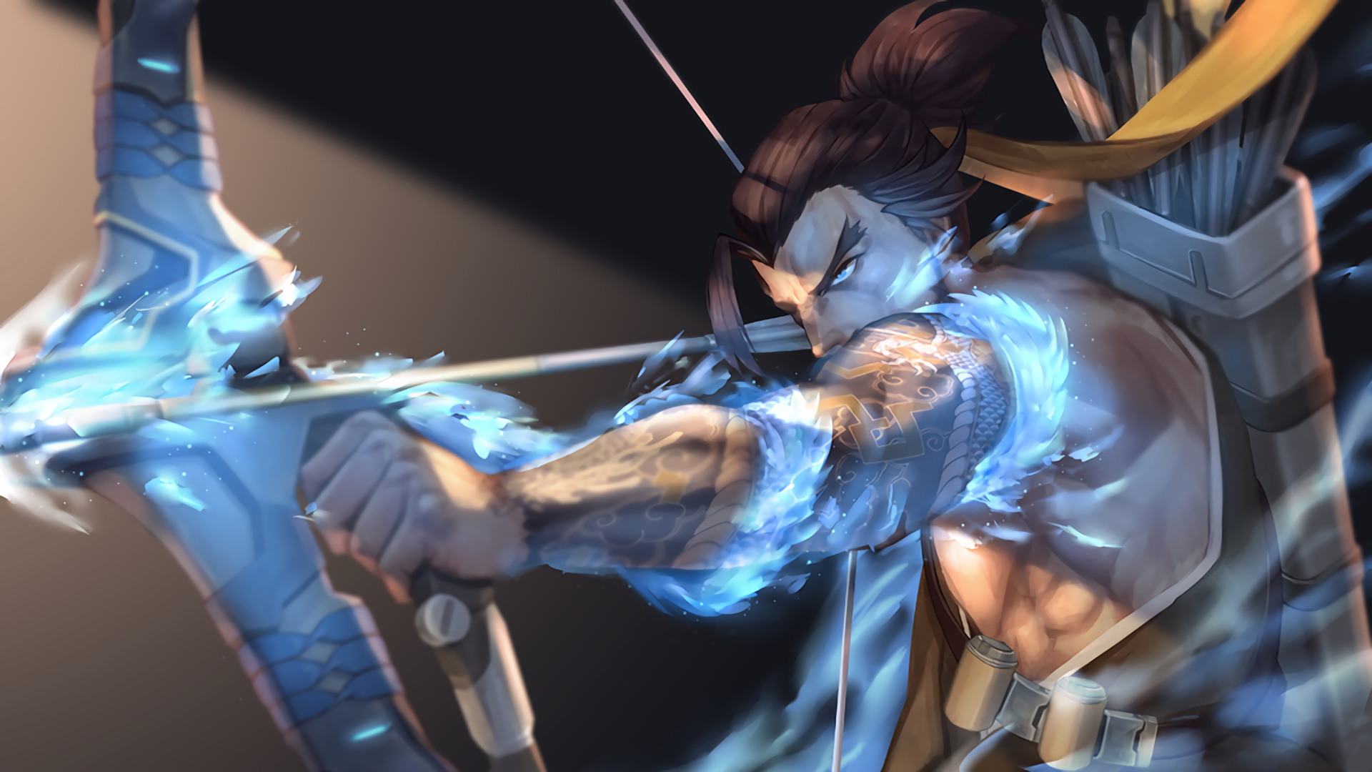 Hanzo Overwatch, HD wallpapers, Background images, 1920x1080 Full HD Desktop