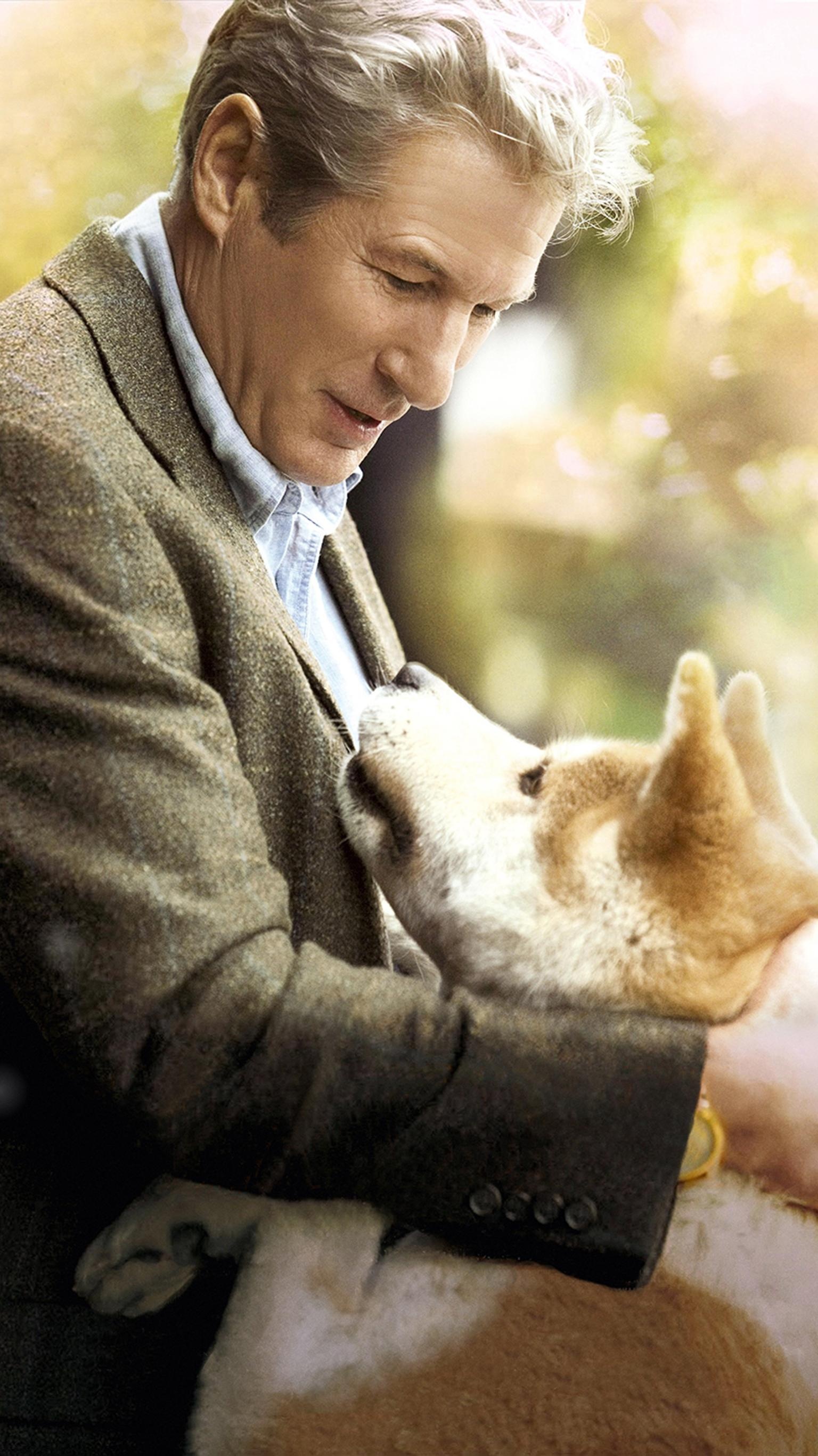 Parker and Hachi, Hachi: A Dog's Tale Wallpaper, 1540x2740 HD Phone