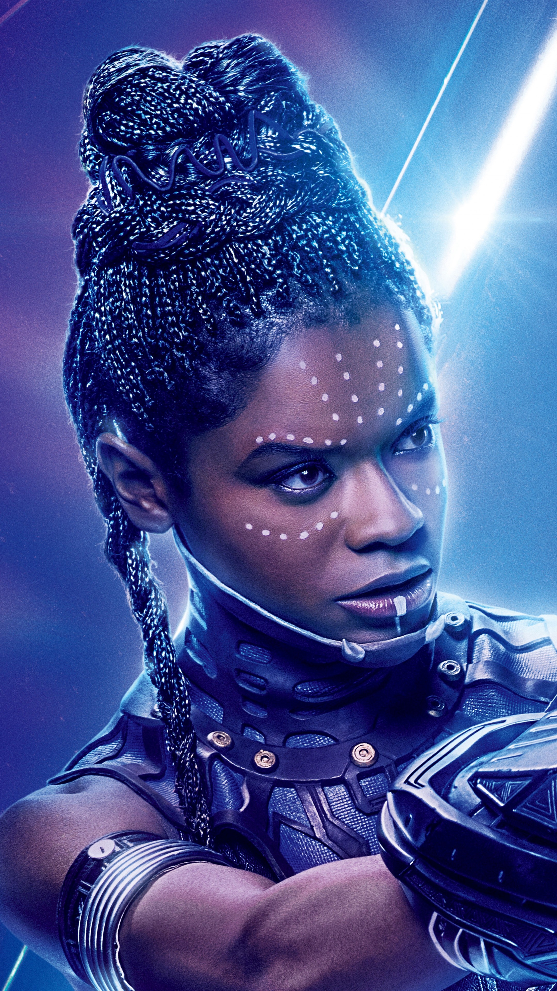 Avengers: Infinity War, Letitia Wright Wallpaper, 2160x3840 4K Phone