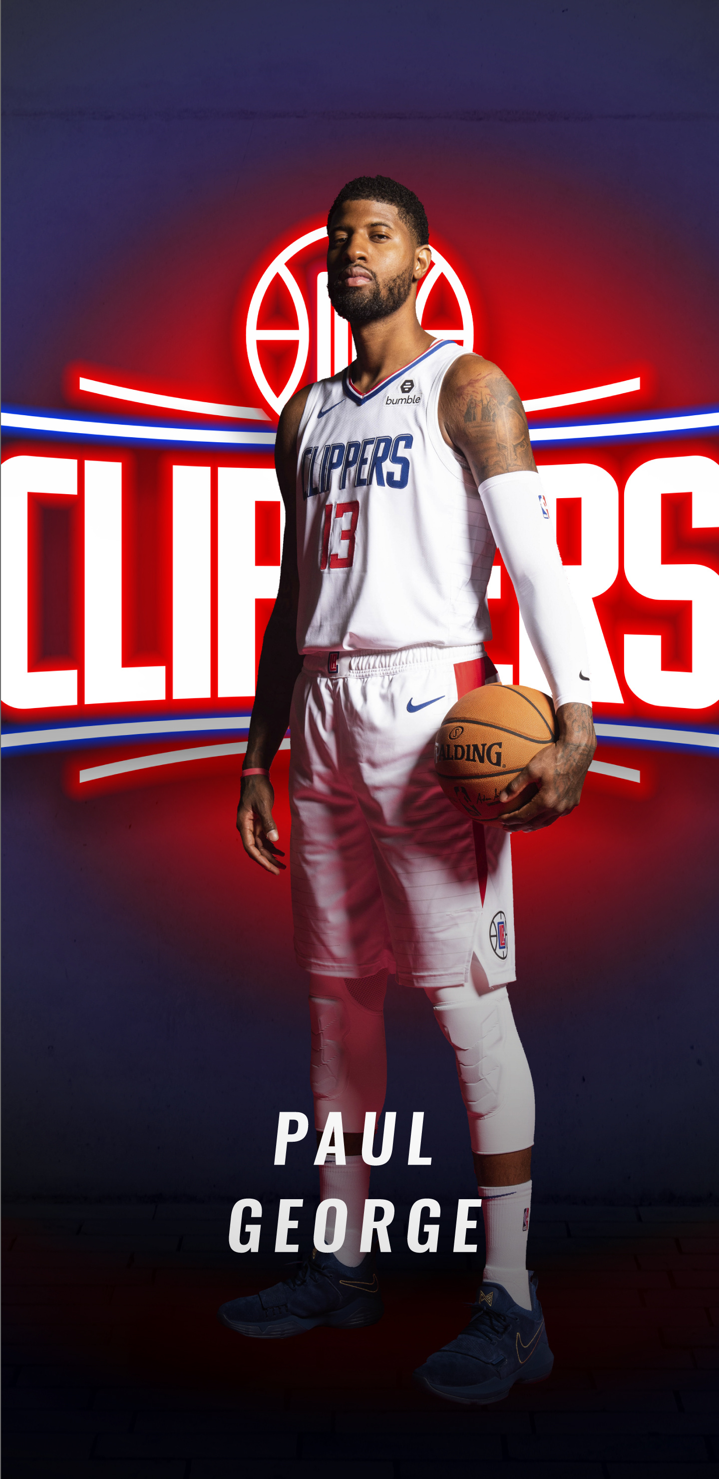 Poster, Paul George Wallpaper, 1440x2960 HD Phone