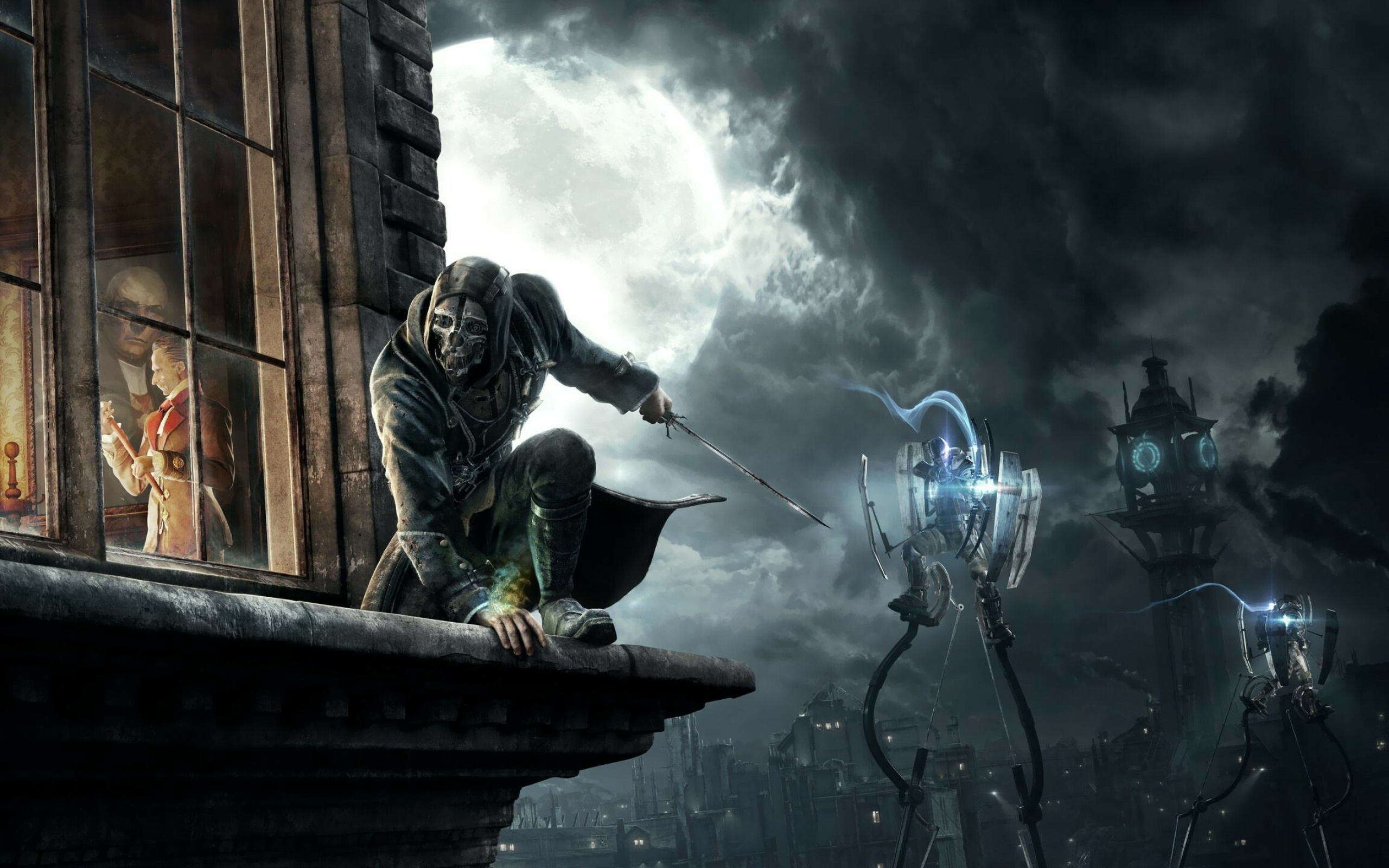 Dishonored, Game artworks, Witch, Arkane studios, 2560x1600 HD Desktop