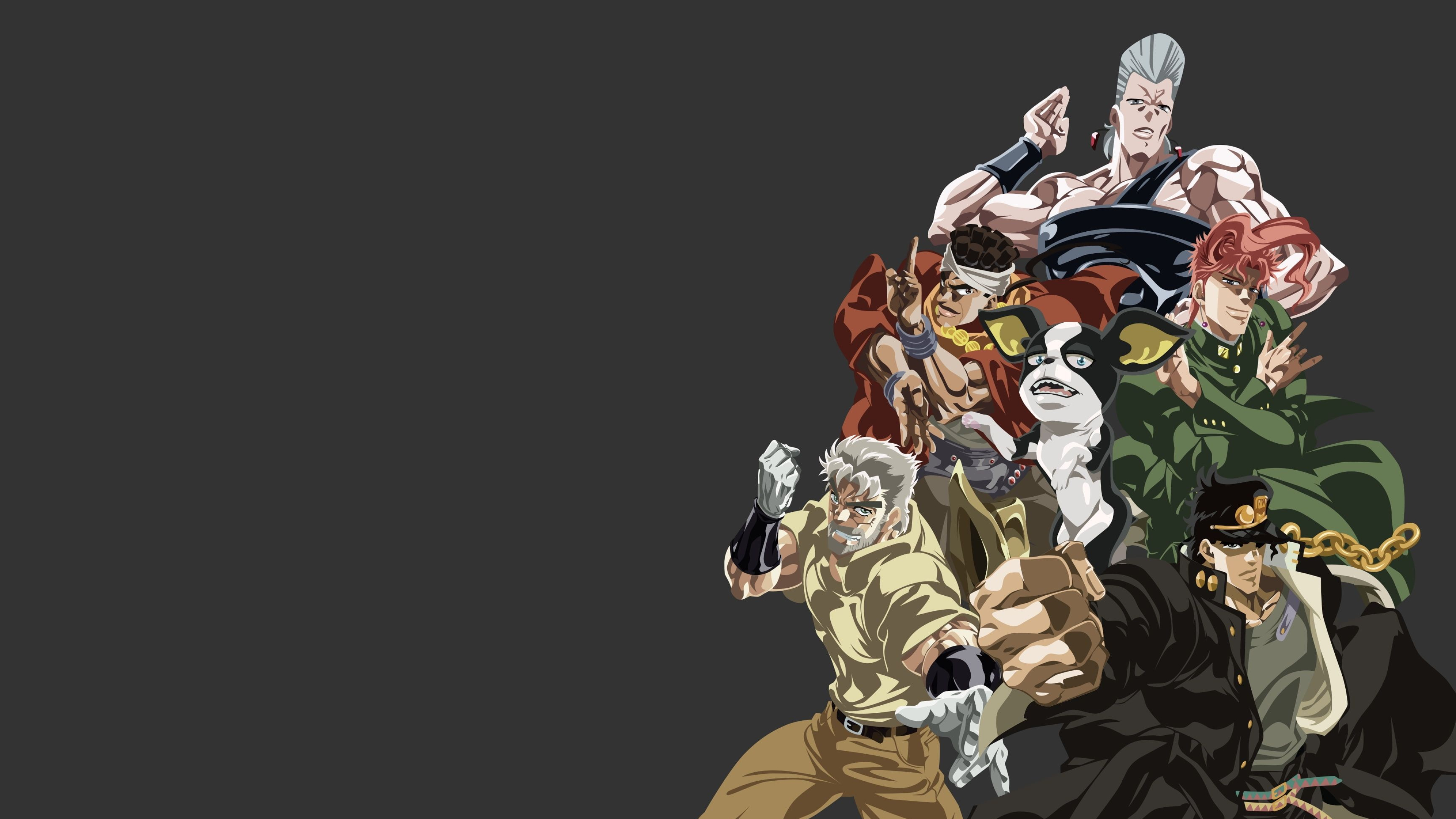 HD wallpaper, Jojo's Bizarre Adventure, Noriaki Kakyoin, Joseph Joestar, 3840x2160 4K Desktop