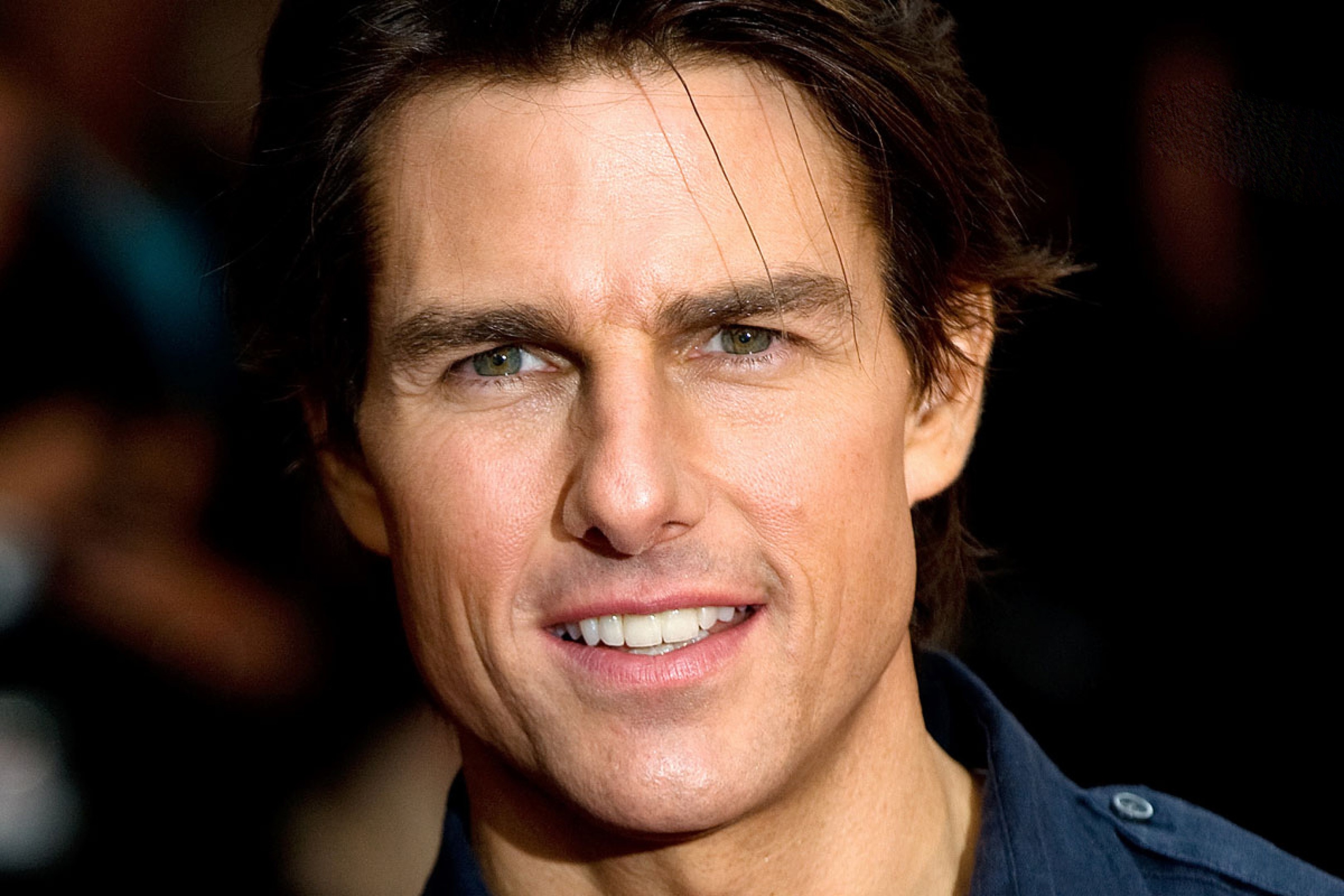 Tom Cruise cute smile, Nice hairstyle, HD wallpaper, Ultra high definition, 3240x2160 HD Desktop