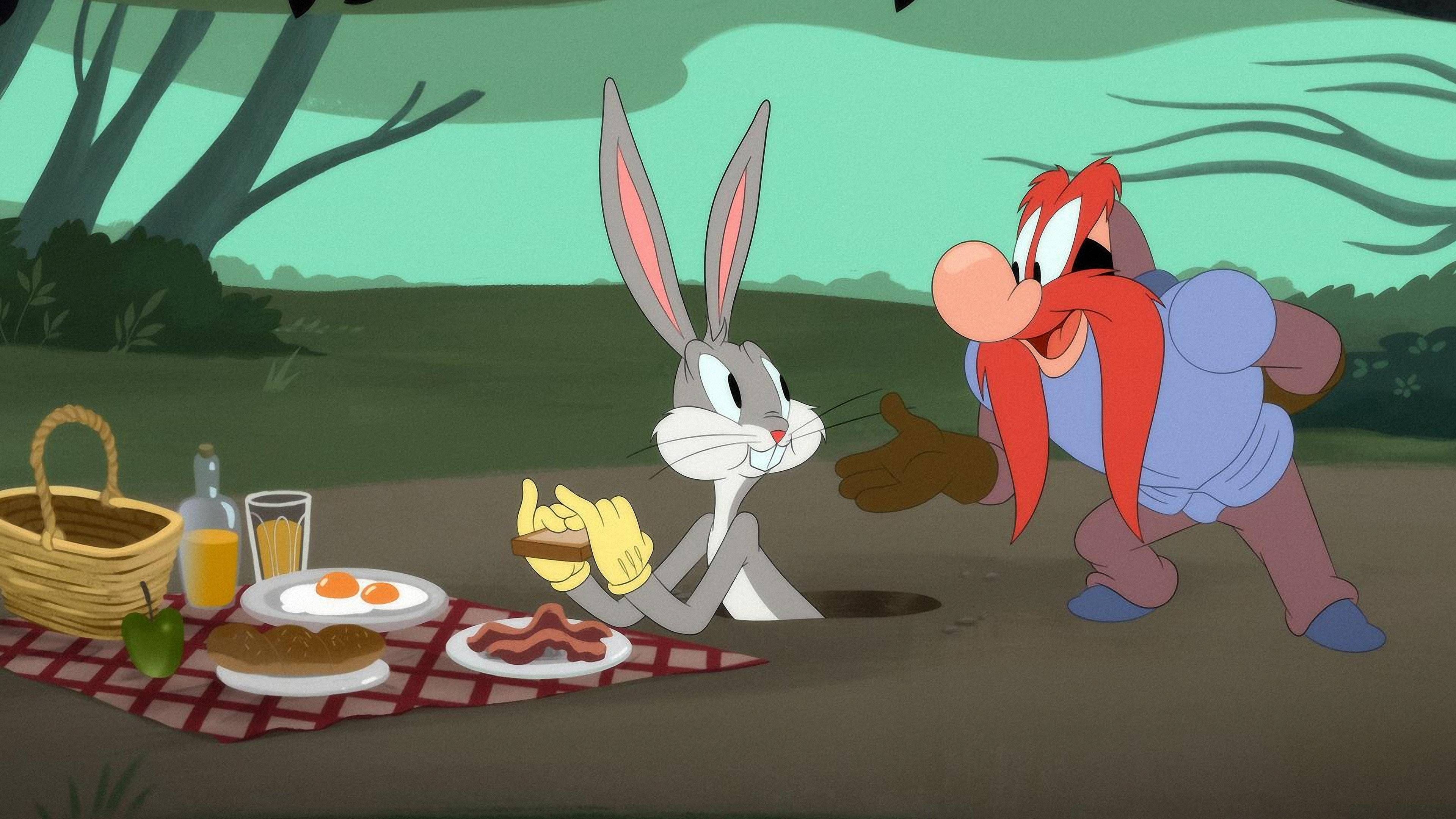 Bugs Bunny, Yosemite Sam Wallpaper, 3840x2160 4K Desktop