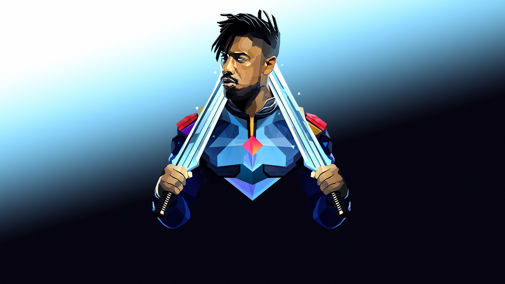 Erik Killmonger, Justin Maller Wallpaper, 1920x1080 Full HD Desktop