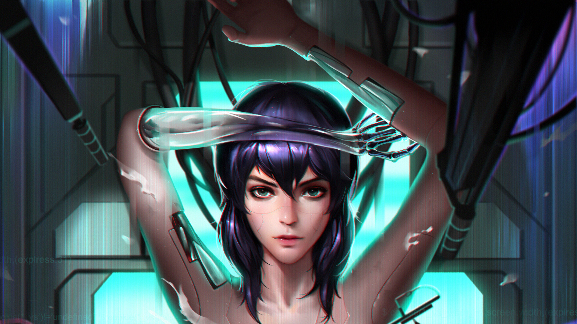 Ghost in the Shell, Mesmerizing wallpaper, By Michelle Peltier, 1920x1080 Full HD Desktop