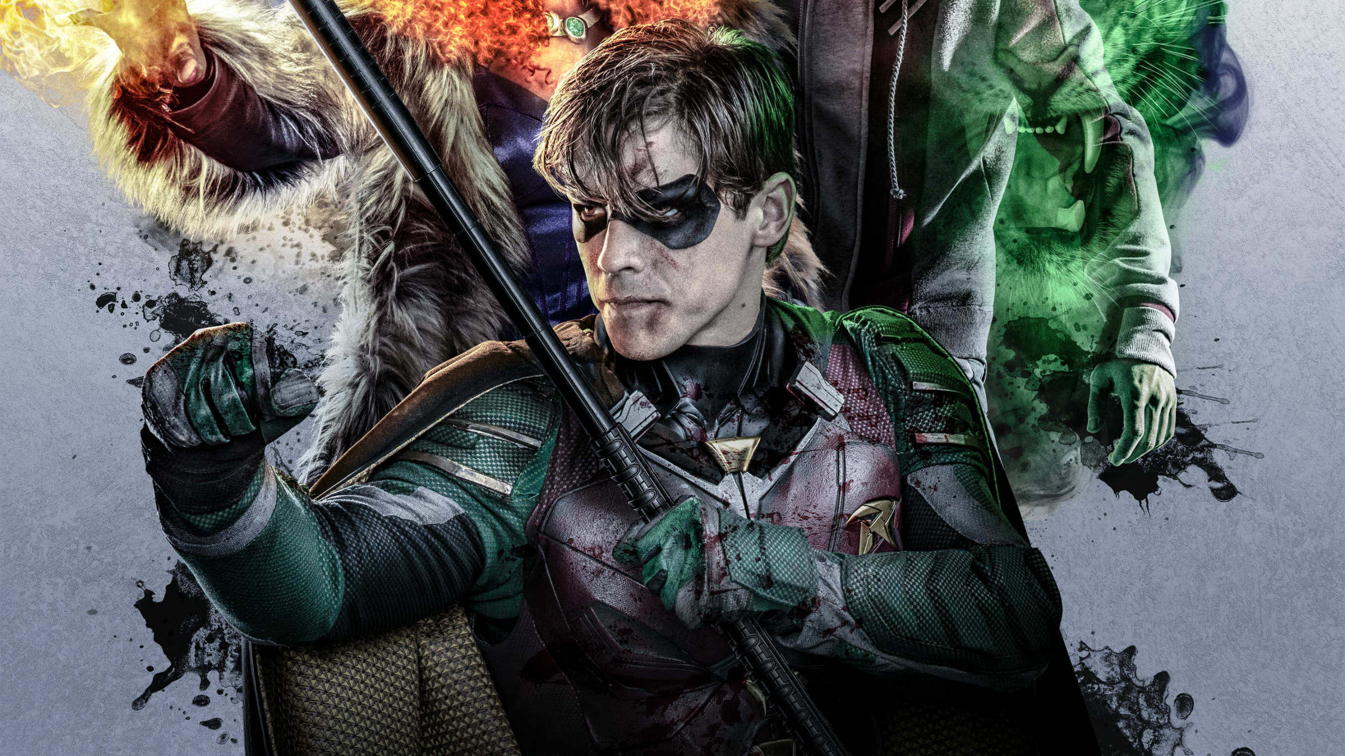 Titans TV Series, Robin character, 2018, TV shows, 2710x1530 HD Desktop