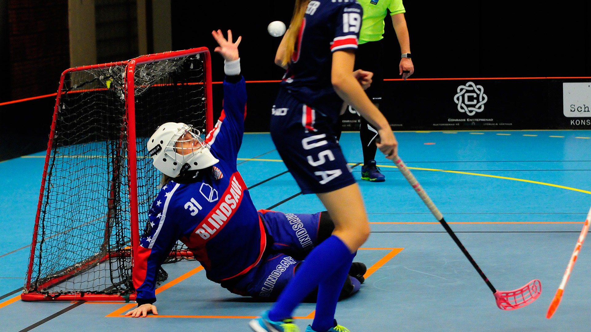 American in Sweden, Floorball USA, Floorball sport, International, 1920x1080 Full HD Desktop