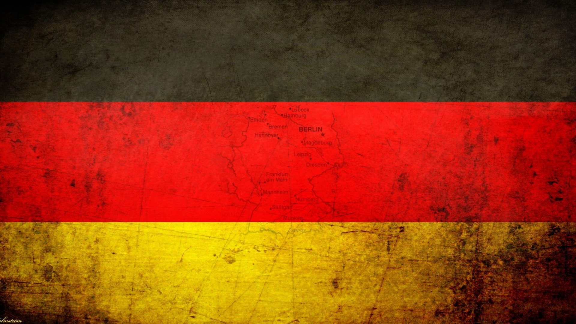 Flag of Germany, Deutschland, German flag, 1920x1080 Full HD Desktop