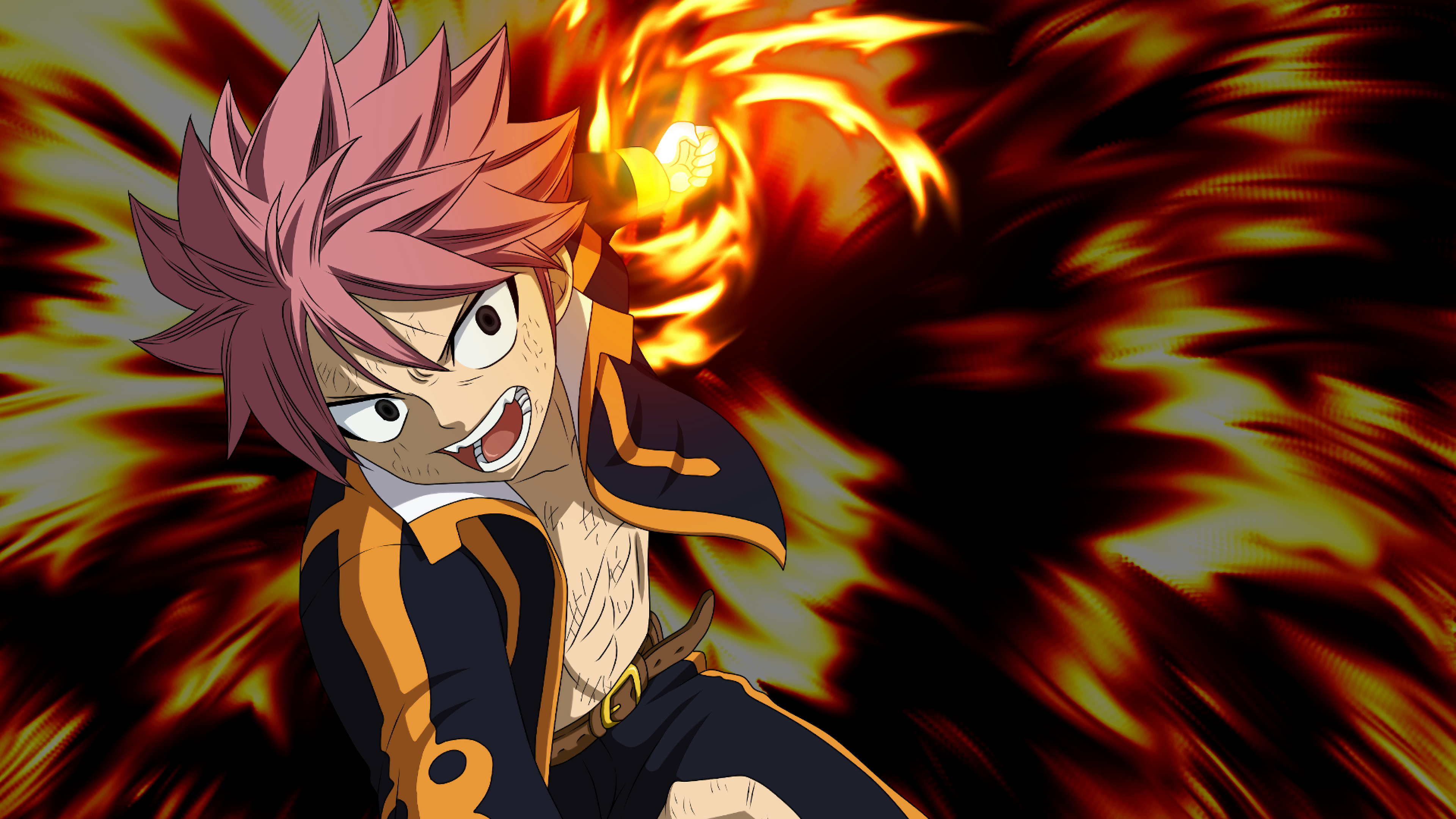 Natsu (Fairy Tail), Anime, Fairy tail, Download, 3840x2160 4K Desktop