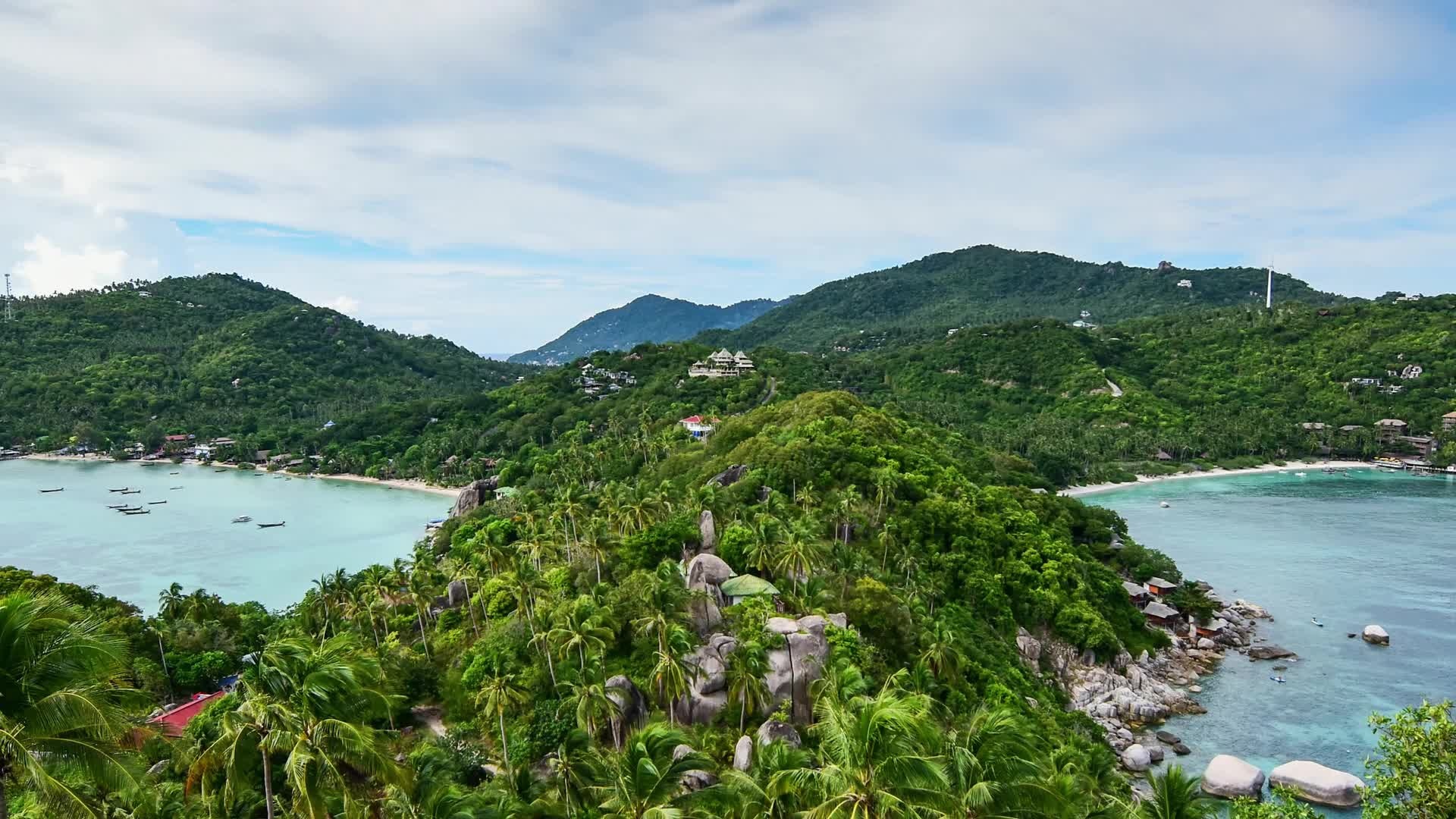 Freedom Beach viewpoint, Koh Tao, Thailand travels, Captivating scenery, 1920x1080 Full HD Desktop