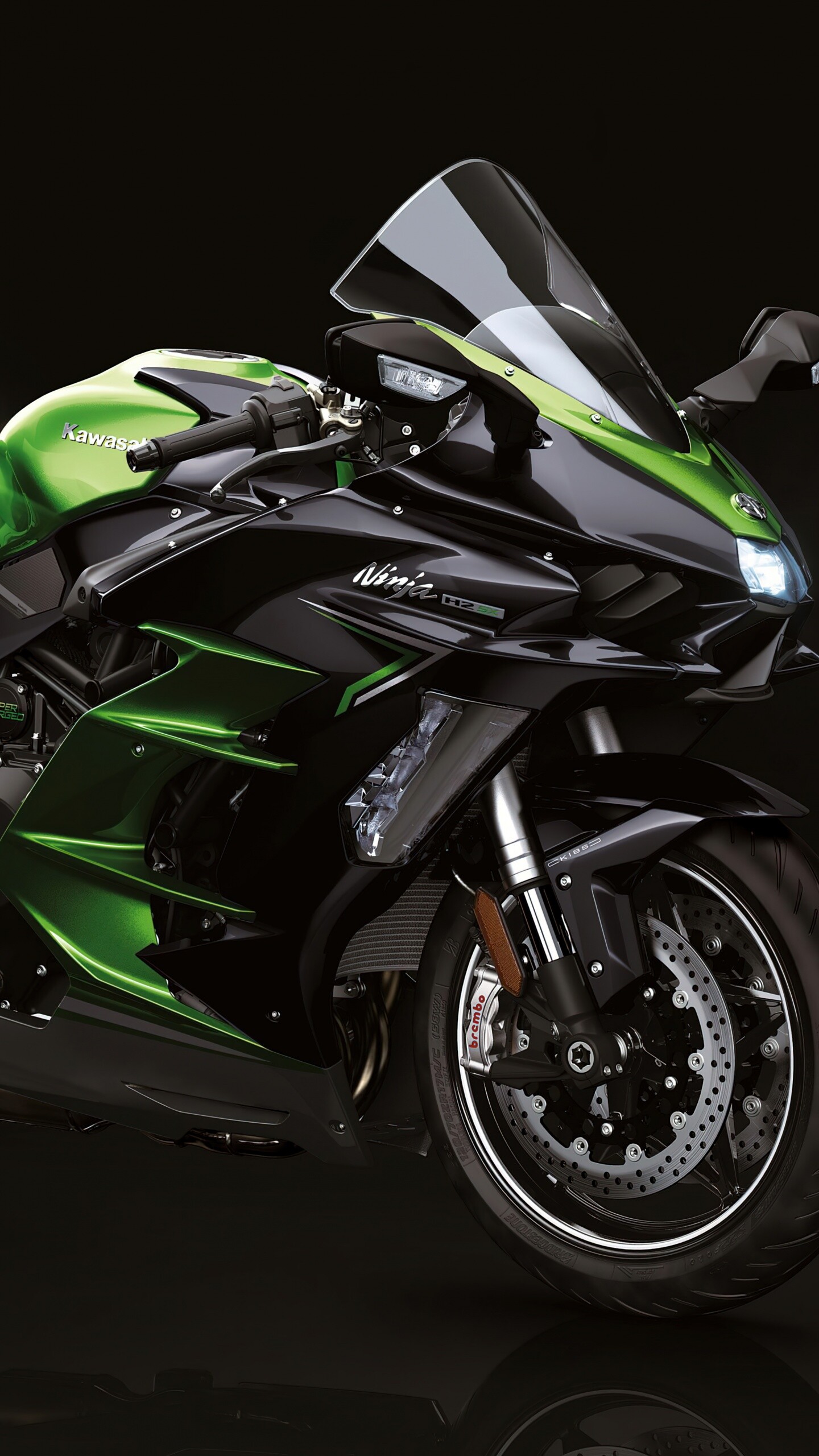 Ninja H2 SX, Kawasaki Wallpaper, 1440x2560 HD Phone