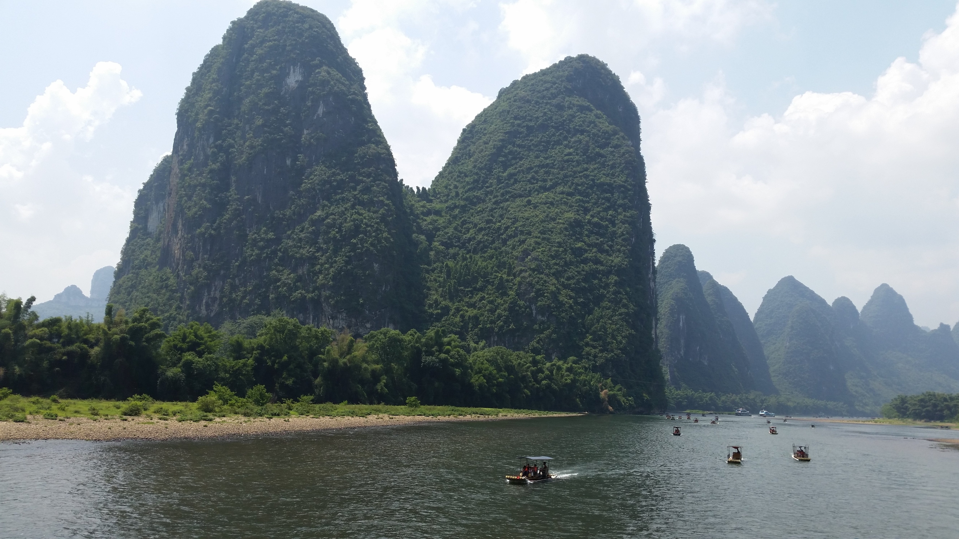 Li River, Guilin, Travels, Top hotels in Yangshuo, 3840x2160 4K Desktop