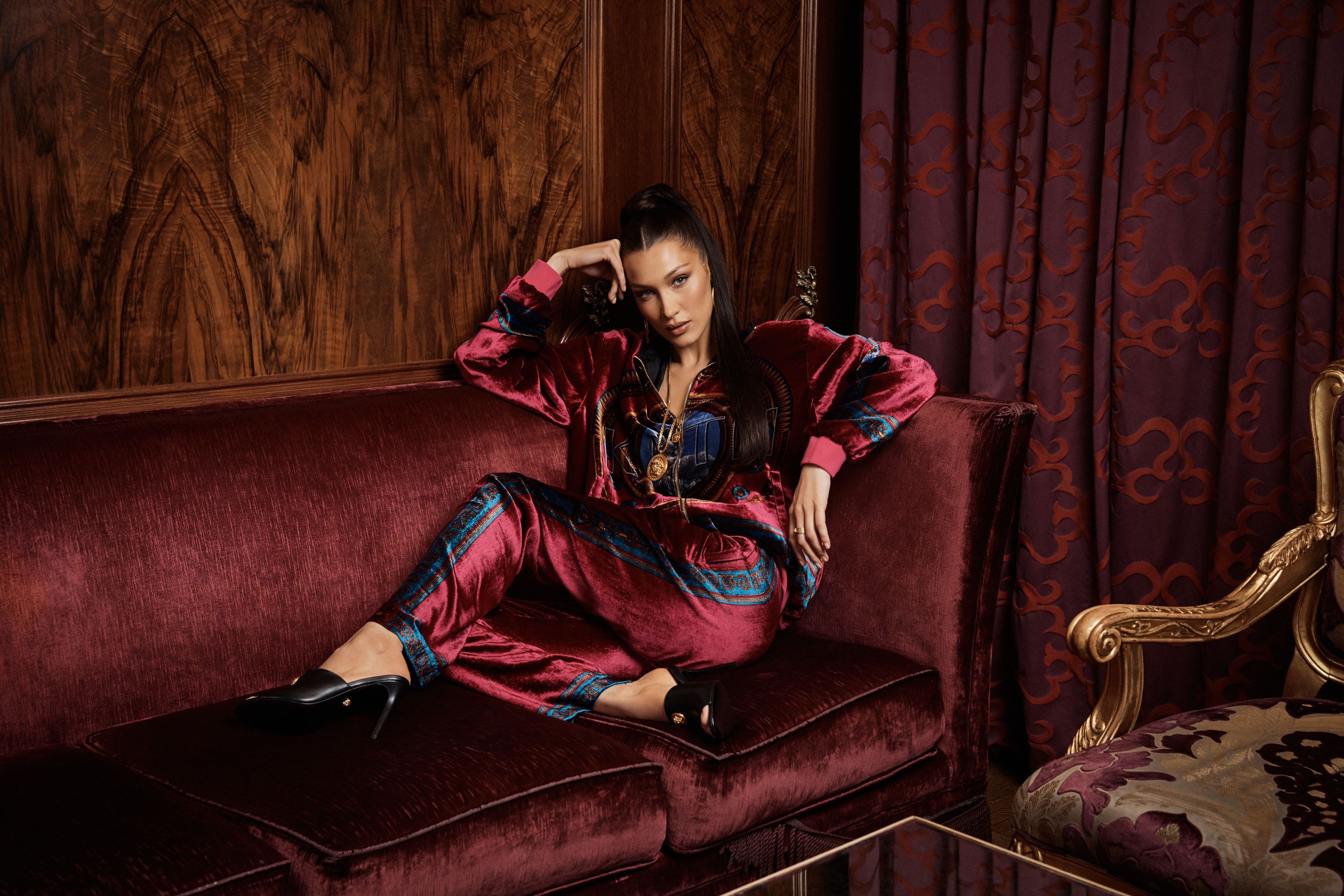 Bella Hadid, Versace 2019, Full HD, Wallpapers, 3000x2000 HD Desktop