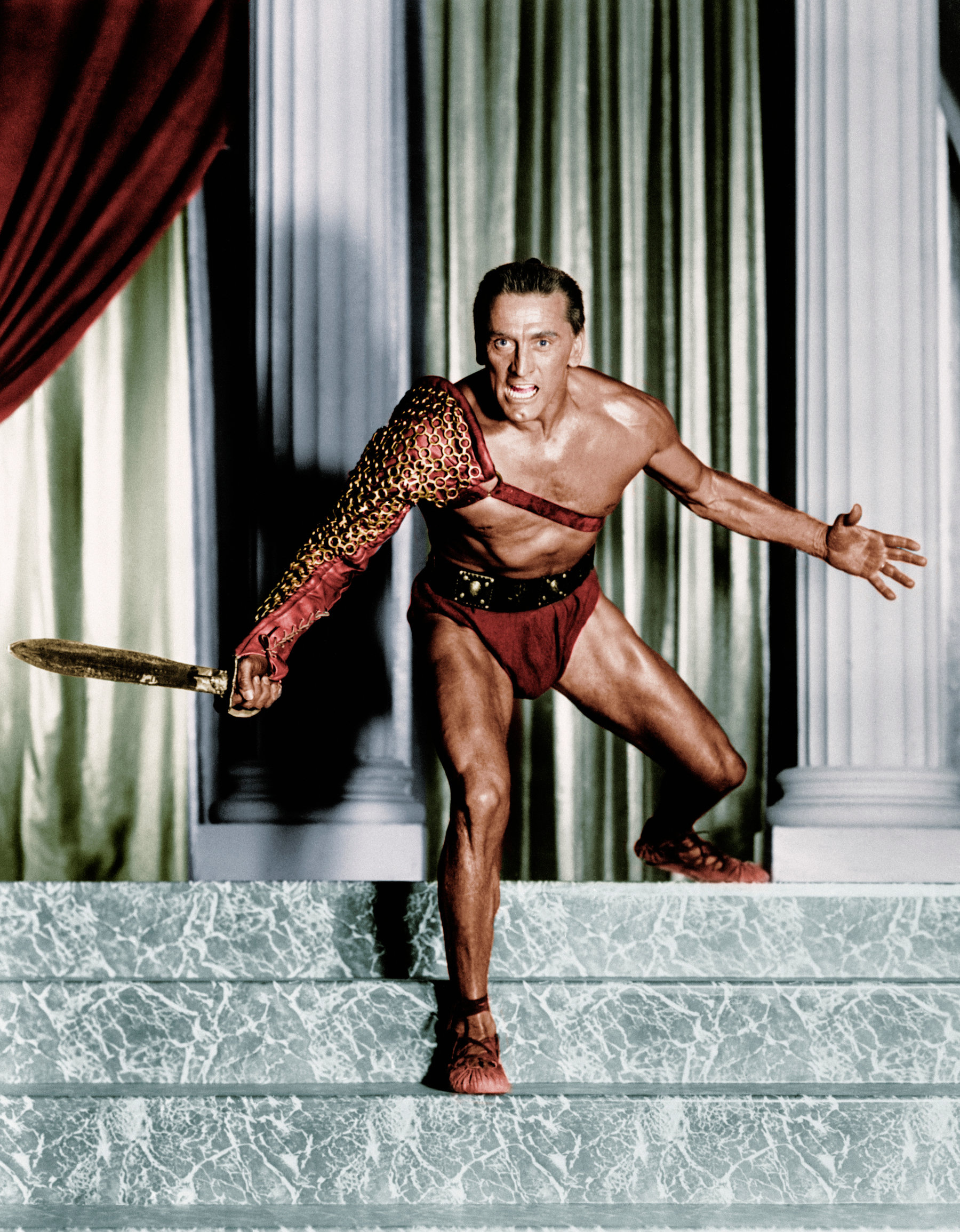 Kirk Douglas, Stream Spartacus, New York Times, 1800x2310 HD Phone