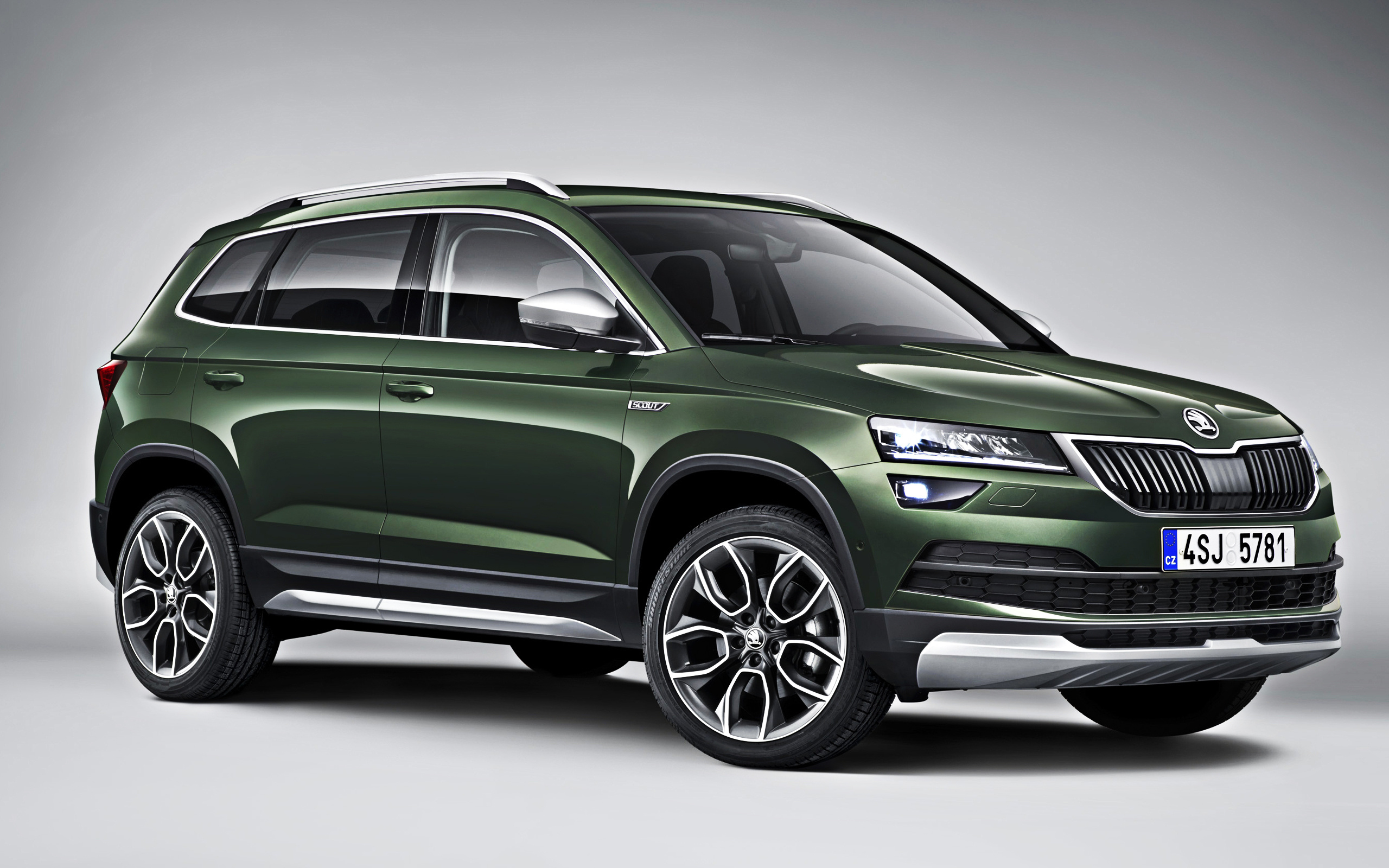 Skoda Karoq auto, Skoda karoq scout, New crossover, High-quality HD, 2560x1600 HD Desktop