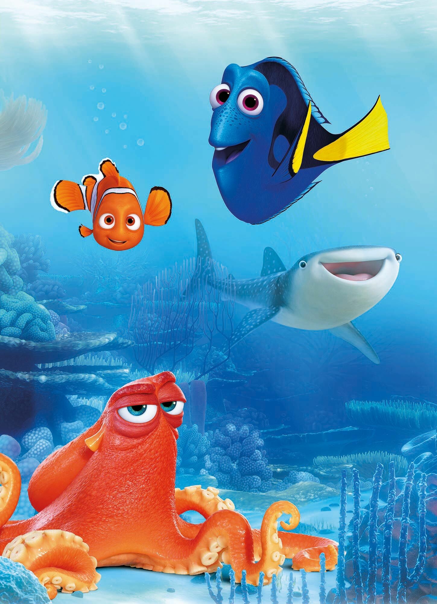 Dory and Friends, Disney, Wallpaper, Fototapete, 1450x2000 HD Phone