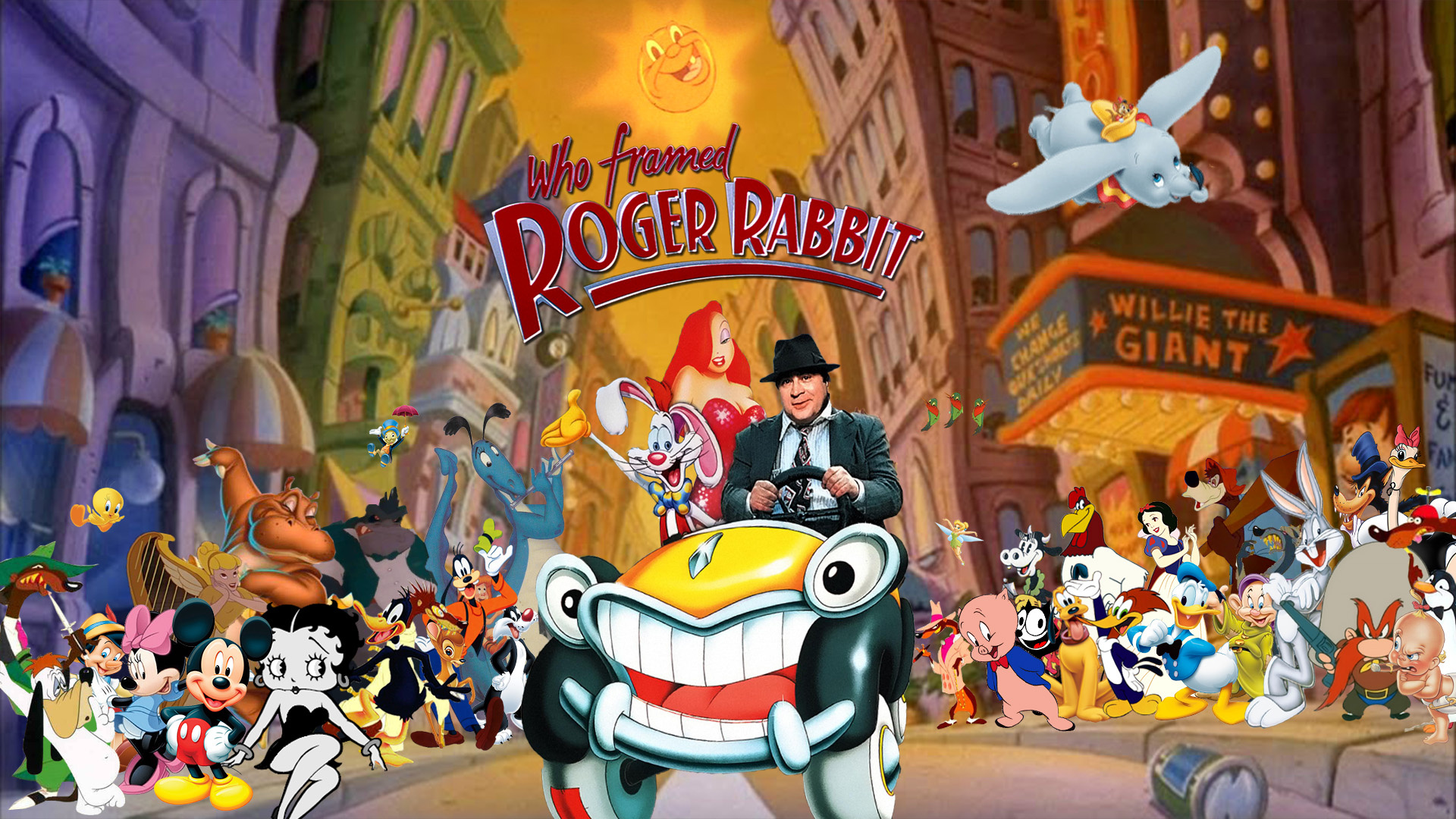 Roger Rabbit Animation, Total movie recall, Timeless fantasy, 1920x1080 Full HD Desktop