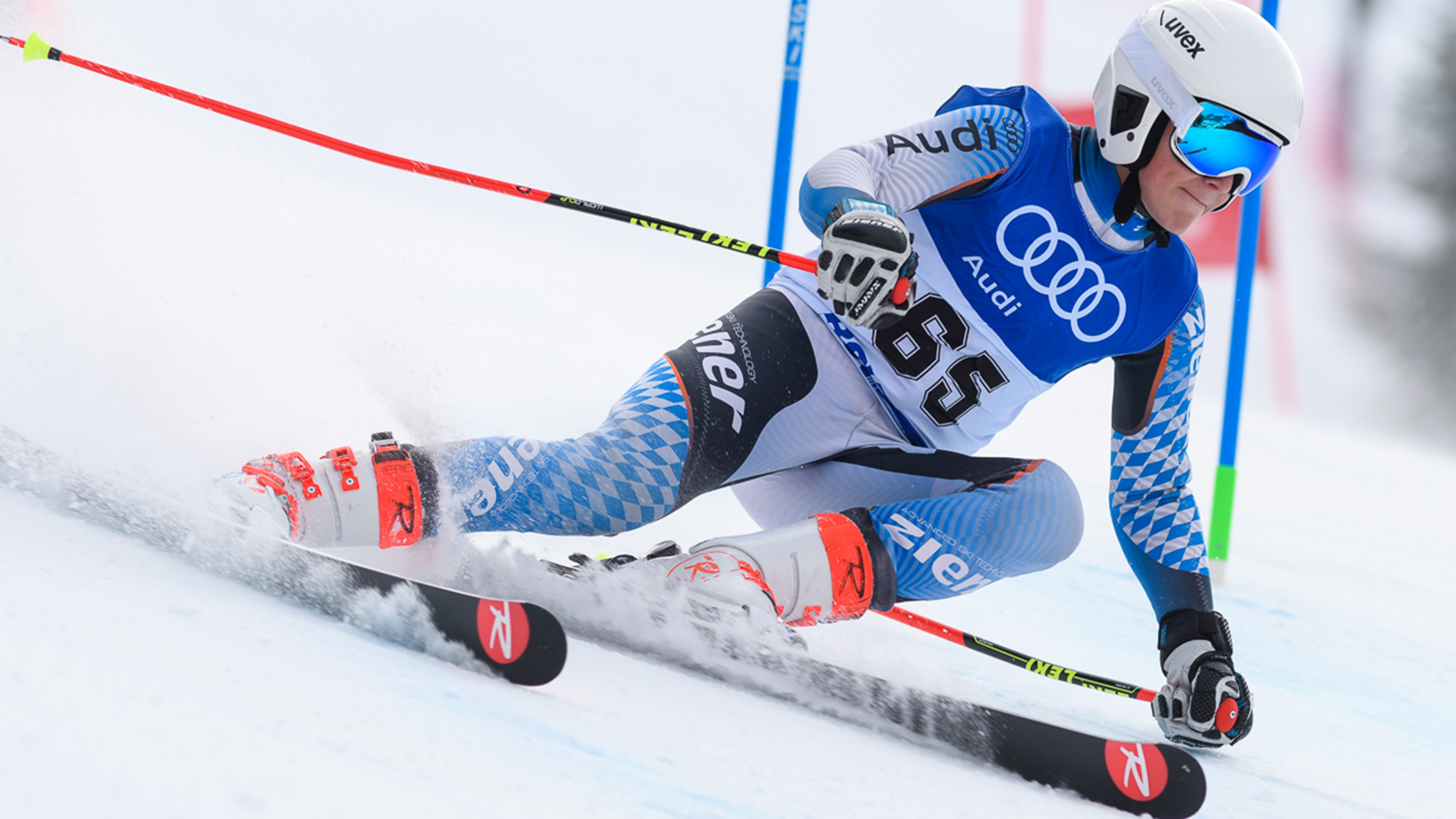 Slalom sports, FIS junior world championships, Alpine talent, Bavarian skiing, 3840x2160 4K Desktop