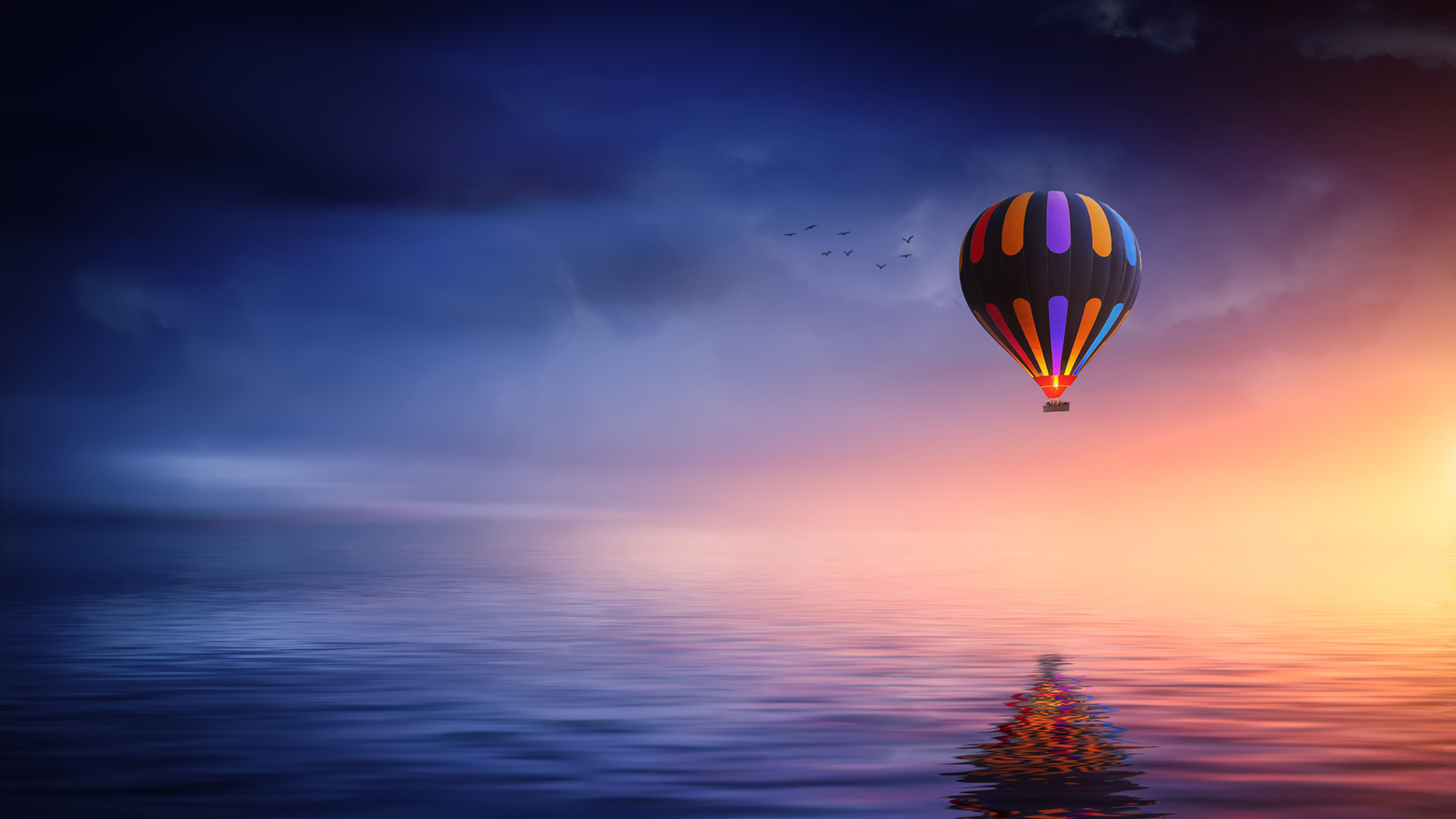 Air Sports, Landscape hot air, Balloon 4k HD, 3840x2160 4K Desktop