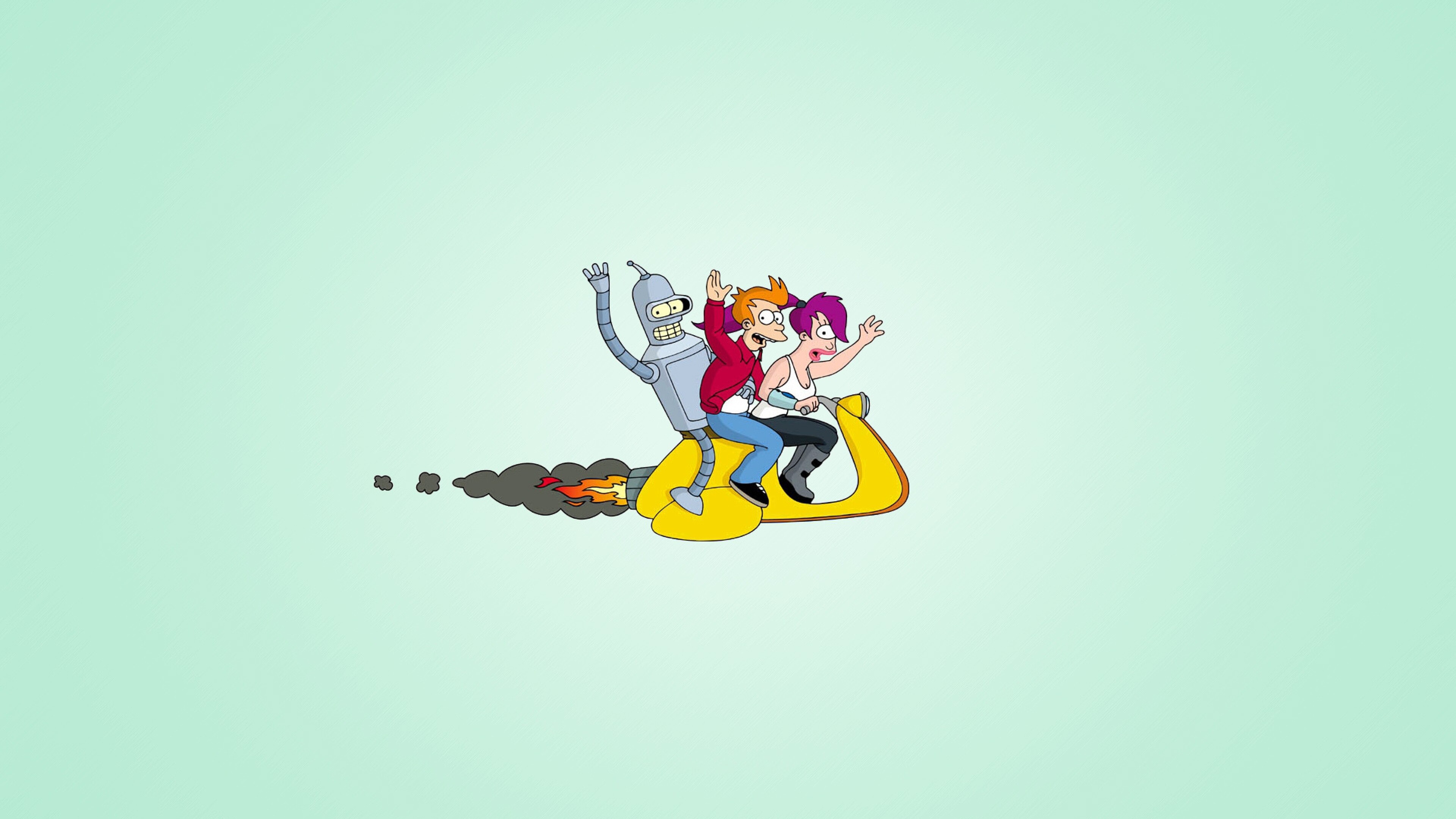 Futurama animation, Ultra HD wallpapers, Awesome designs, Stunning visuals, 3840x2160 4K Desktop