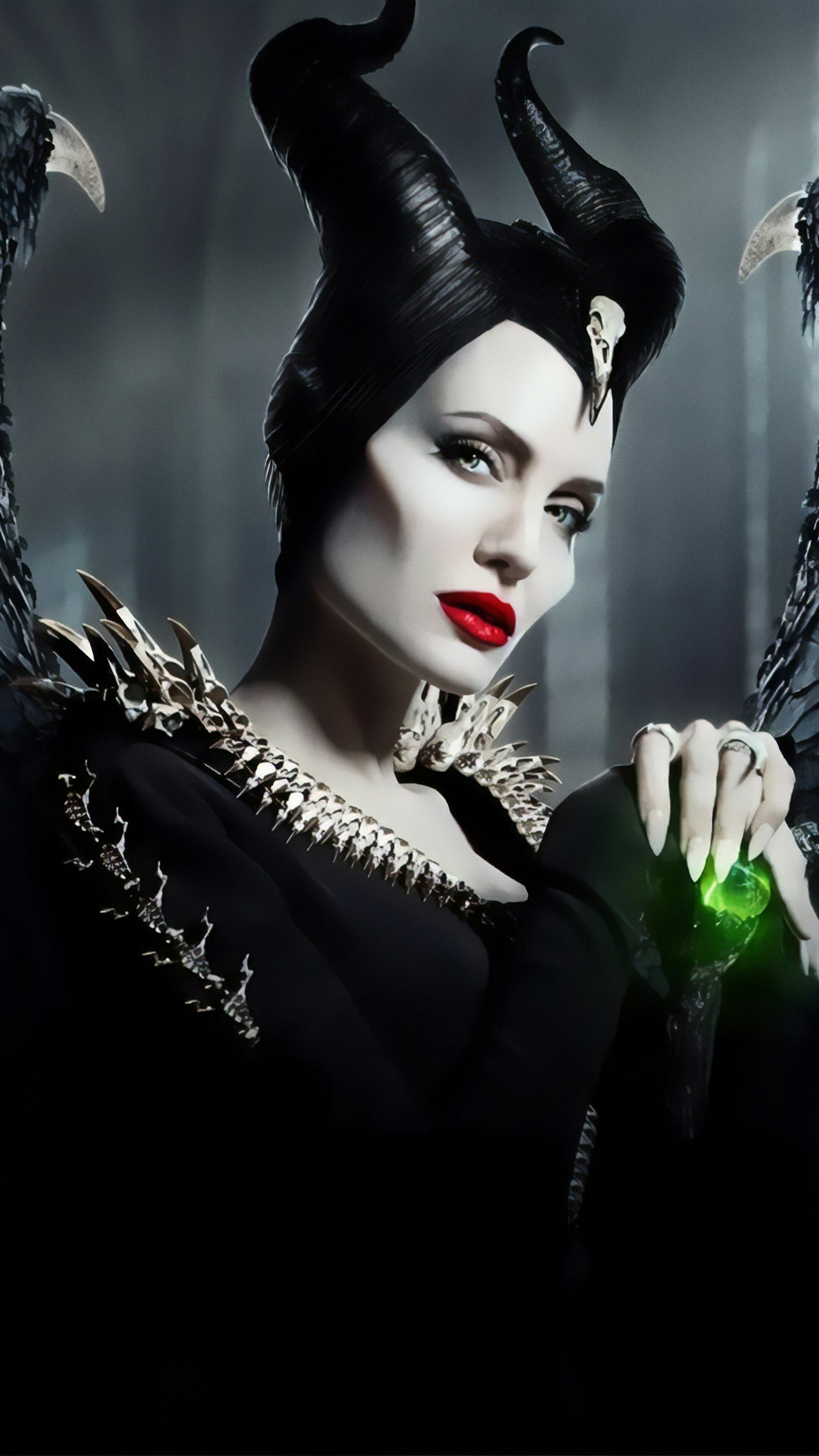 Maleficent, Angelina Jolie Wallpaper, 2160x3840 4K Phone