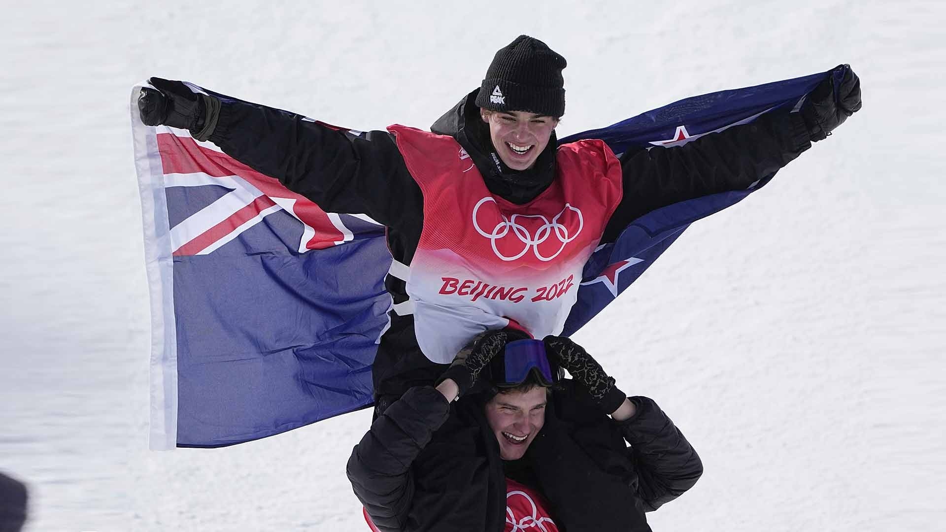 Nico Porteous, Olympic gold, Halfpipe, 1920x1080 Full HD Desktop