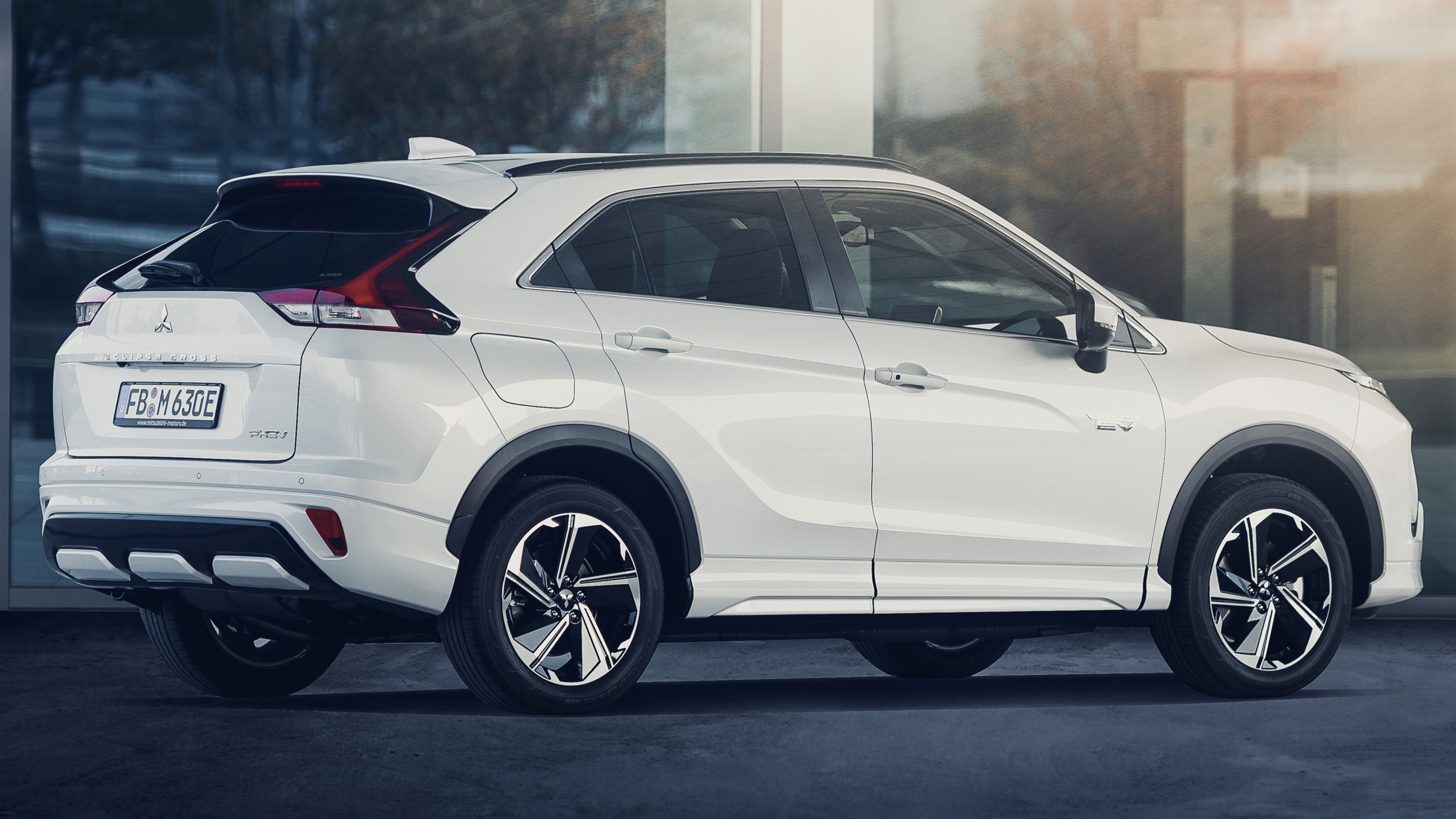 Mitsubishi Eclipse Cross, Desktop wallpapers, Plug-in hybrid, 2020 model, 3840x2160 4K Desktop